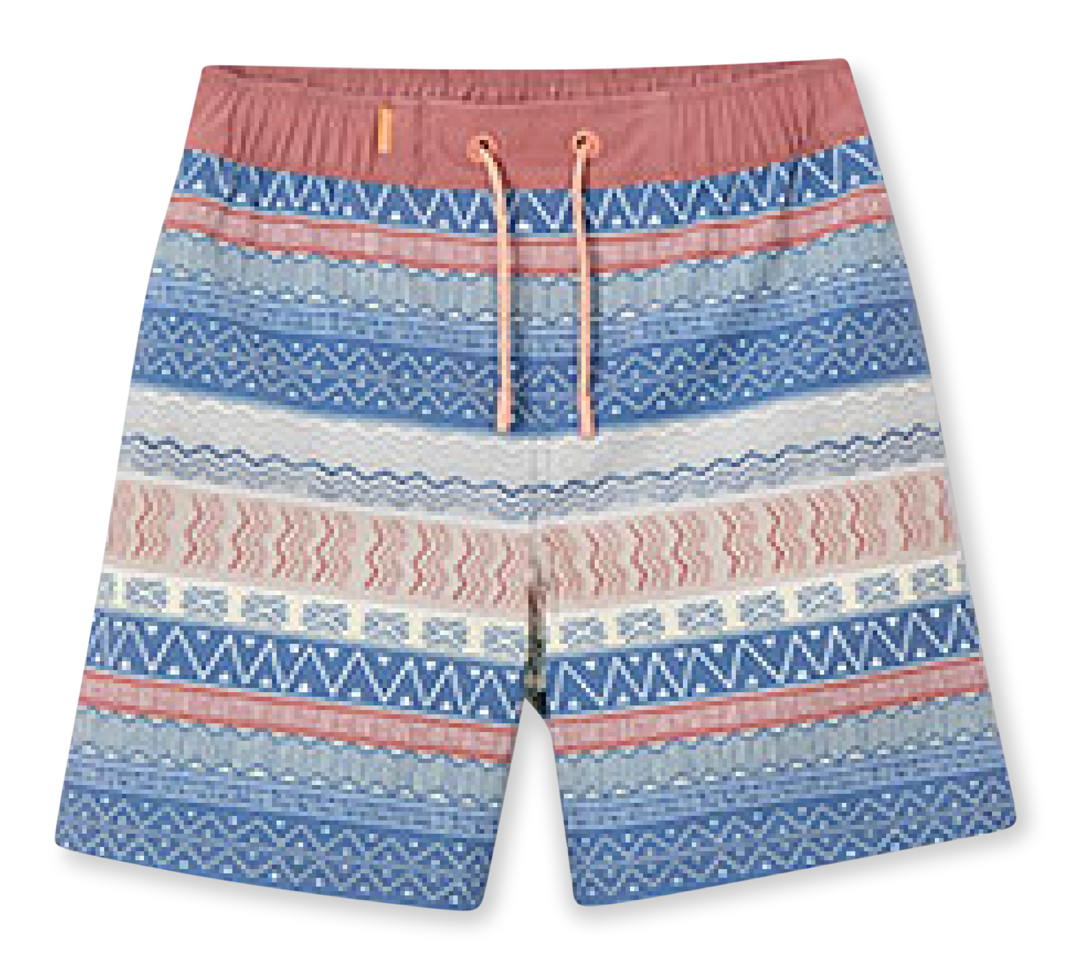 aussen Badehosen Bordeaux Muster