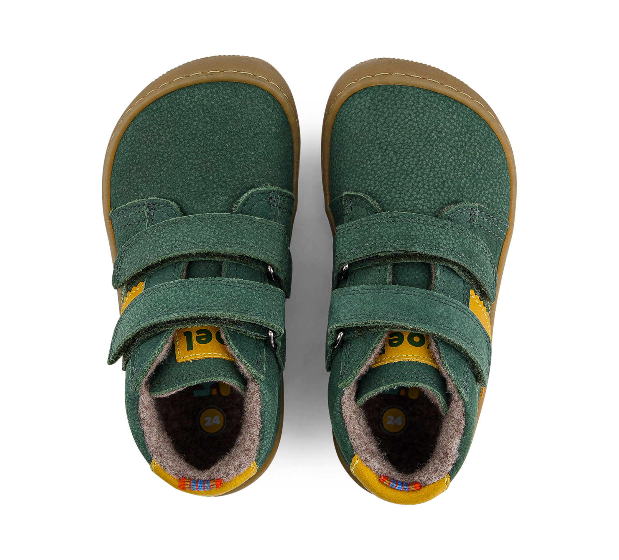 Barefoot Shoe Velcro Nappa