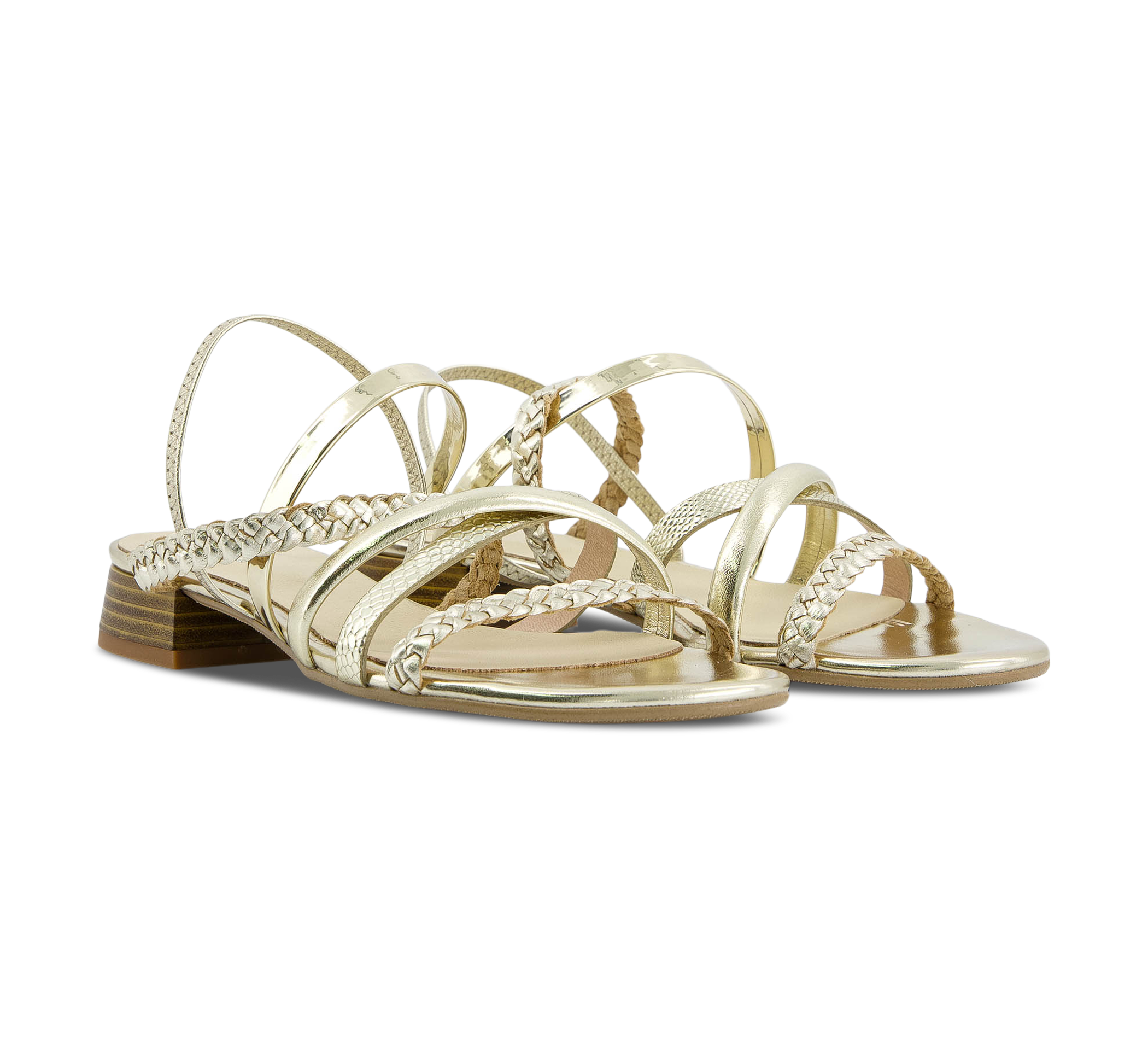 paar Riemchensandalen