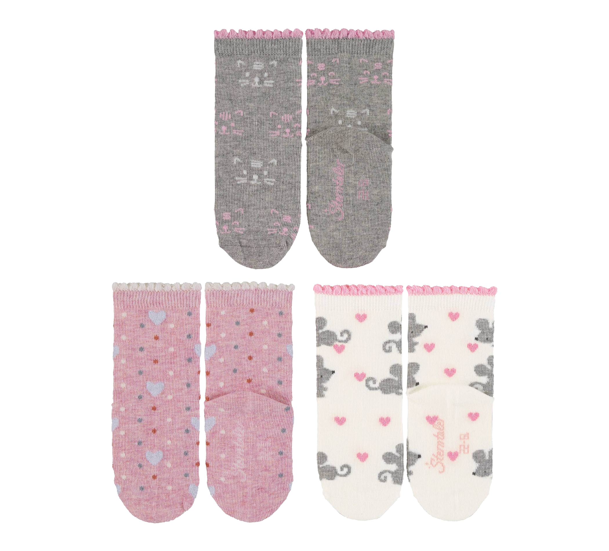 paar Socken 3er Katzen