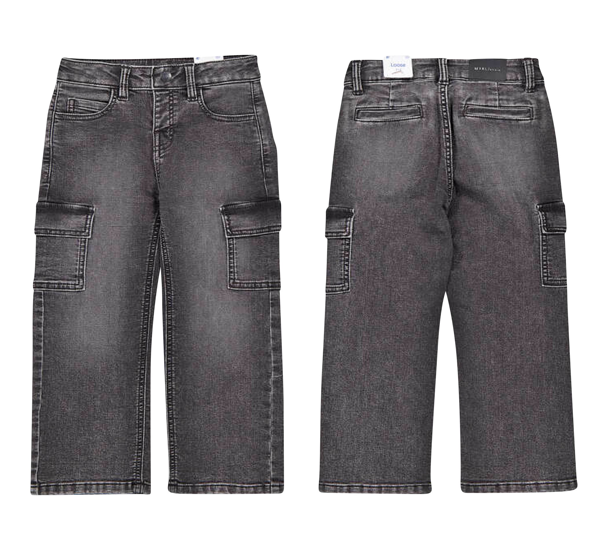 Hose Soft Denim Cargo