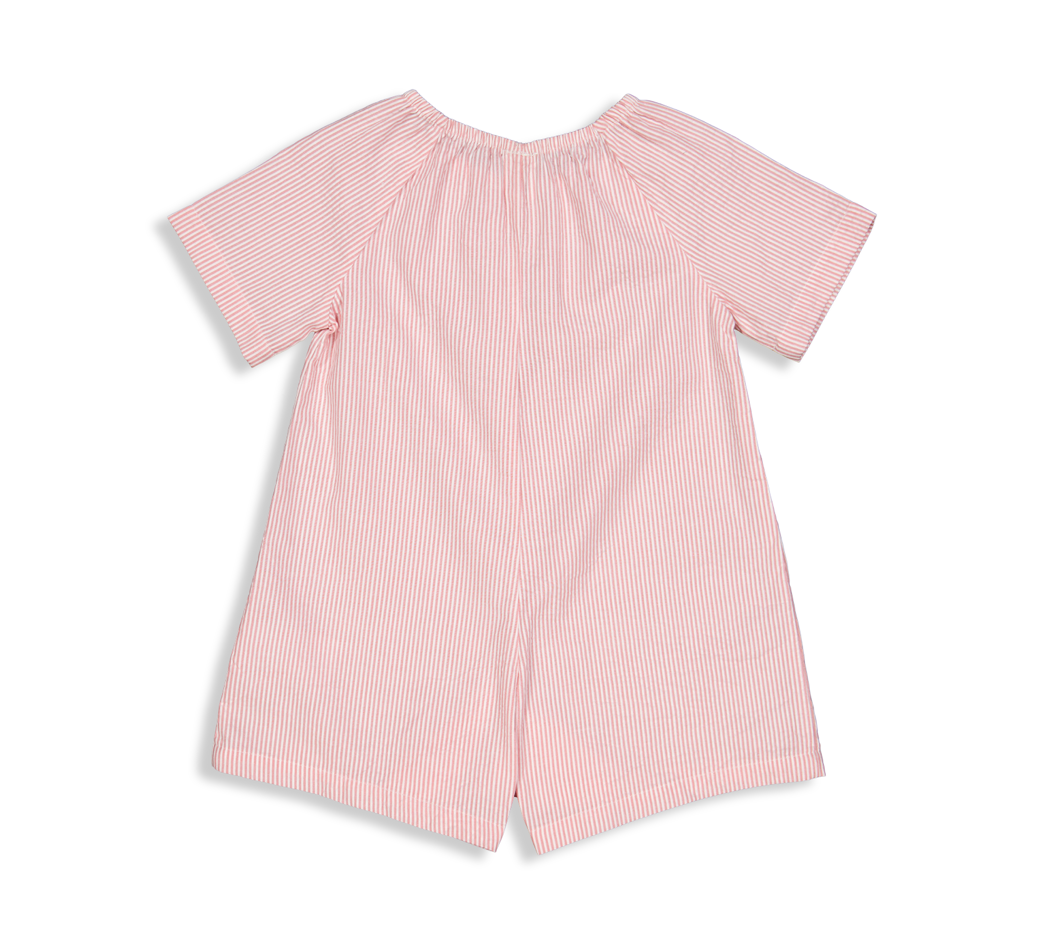 paar Seersucker Stripe Shorts Suit