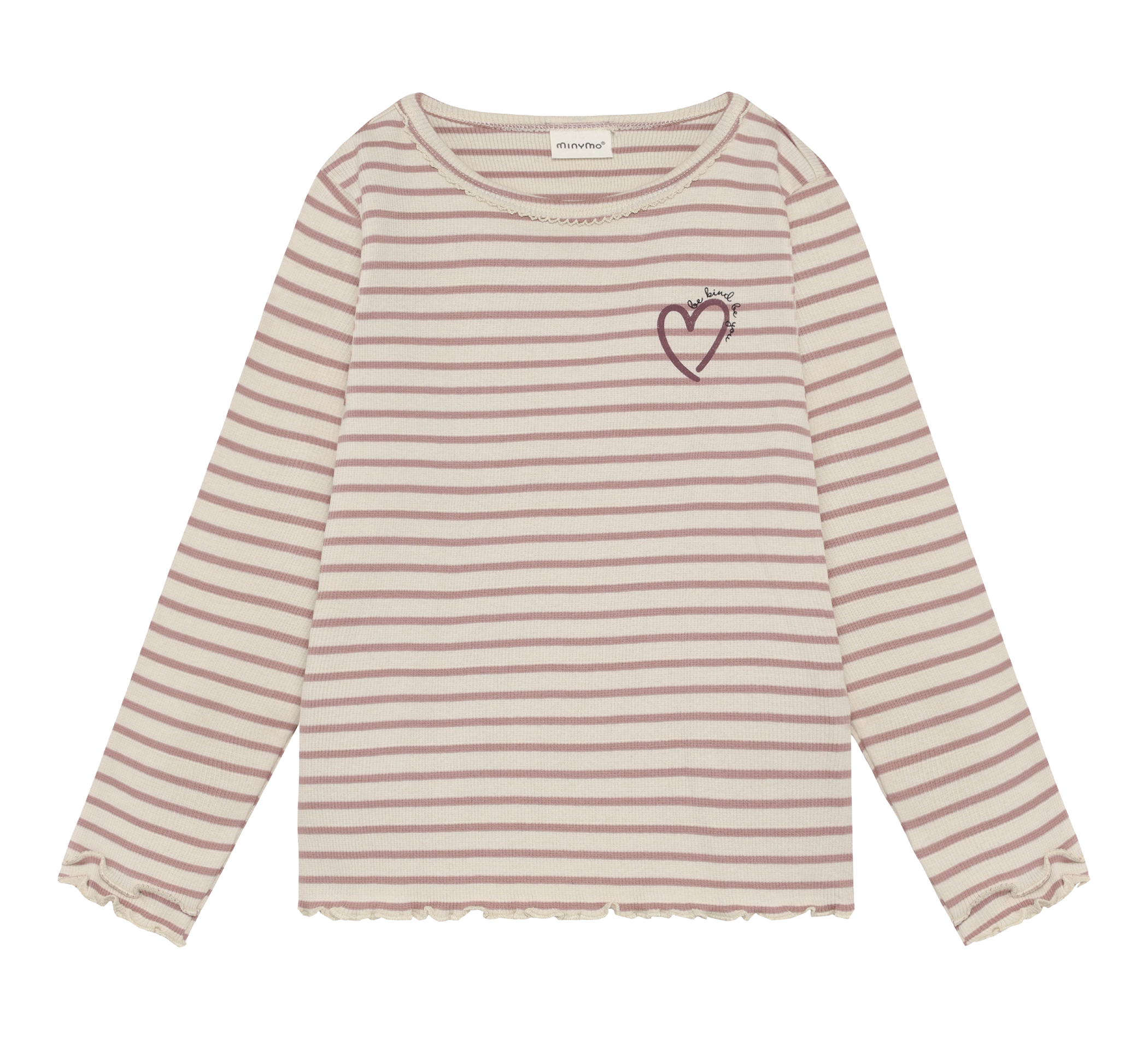 aussen T-shirt Ls Y/d Rib