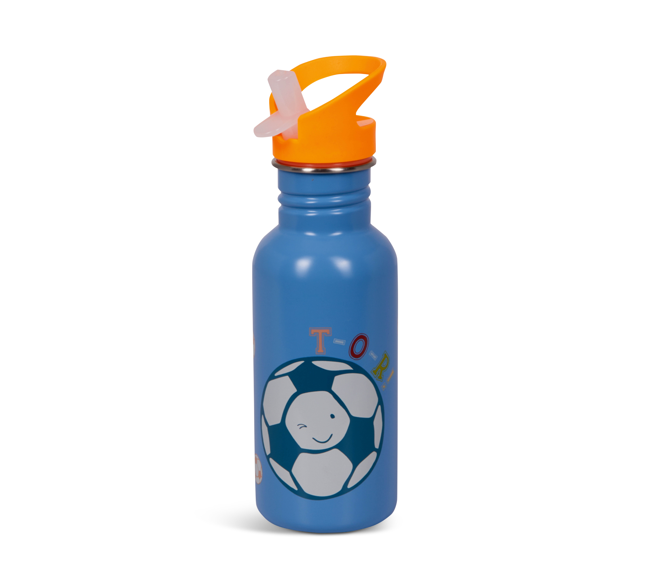 aussen Edelstahlflasche Fussball 0.5l
