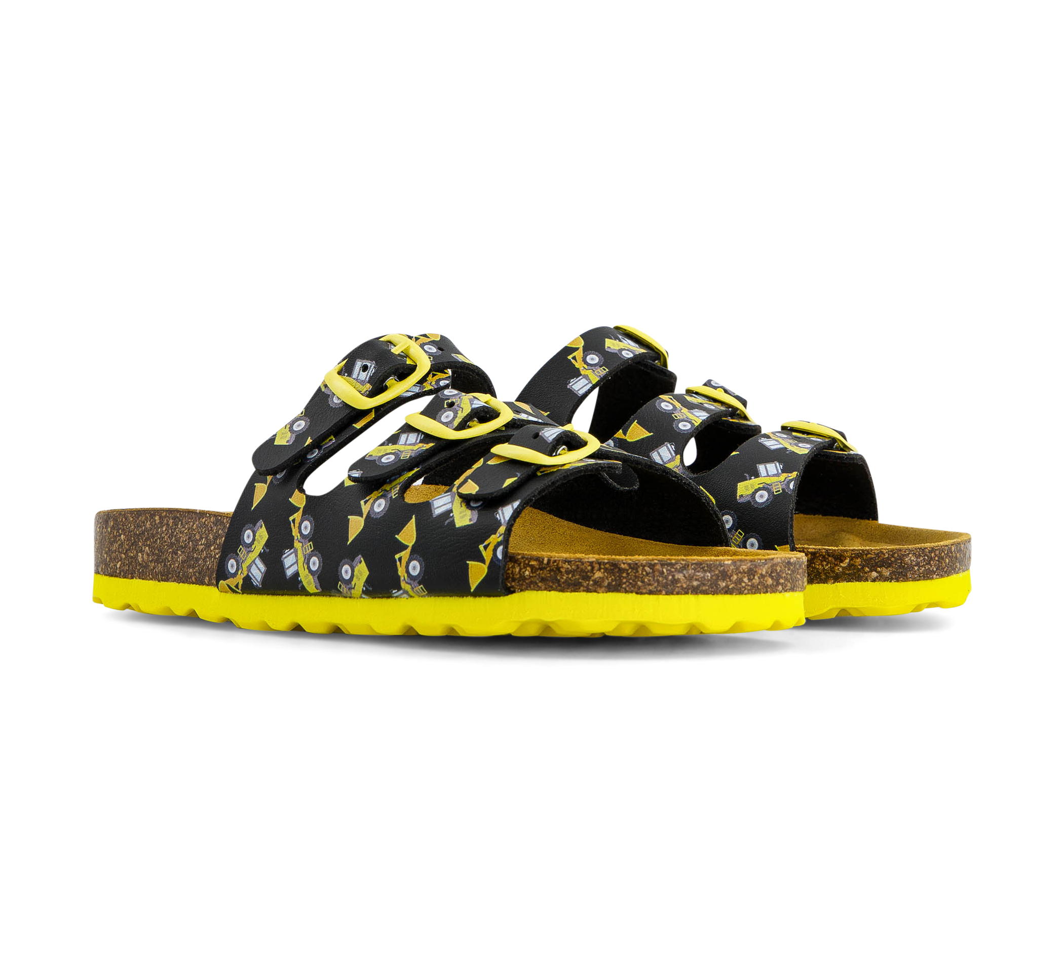 paar Offene Hausschuhe