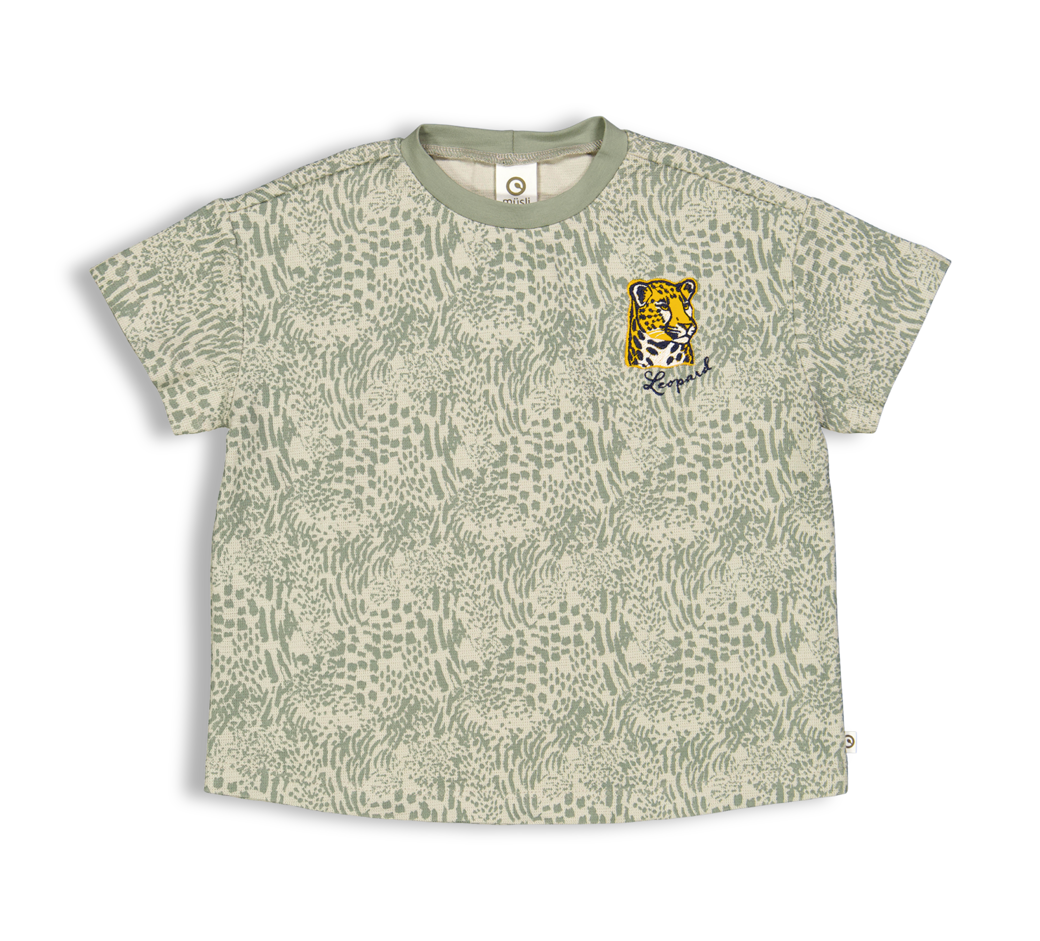 aussen Leopard Big S/s T