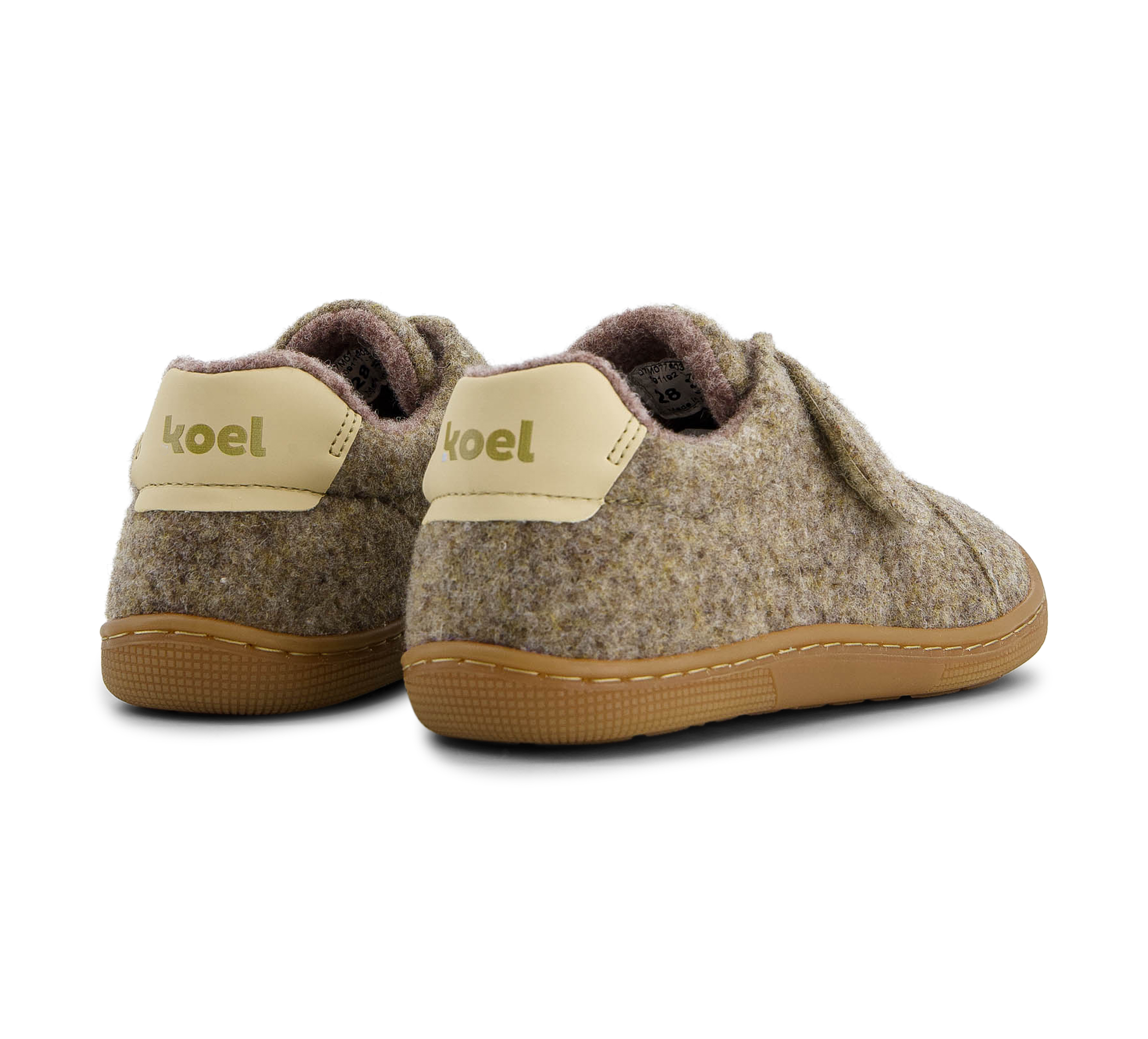 hinten Barefoot Shoe Velcro Merino