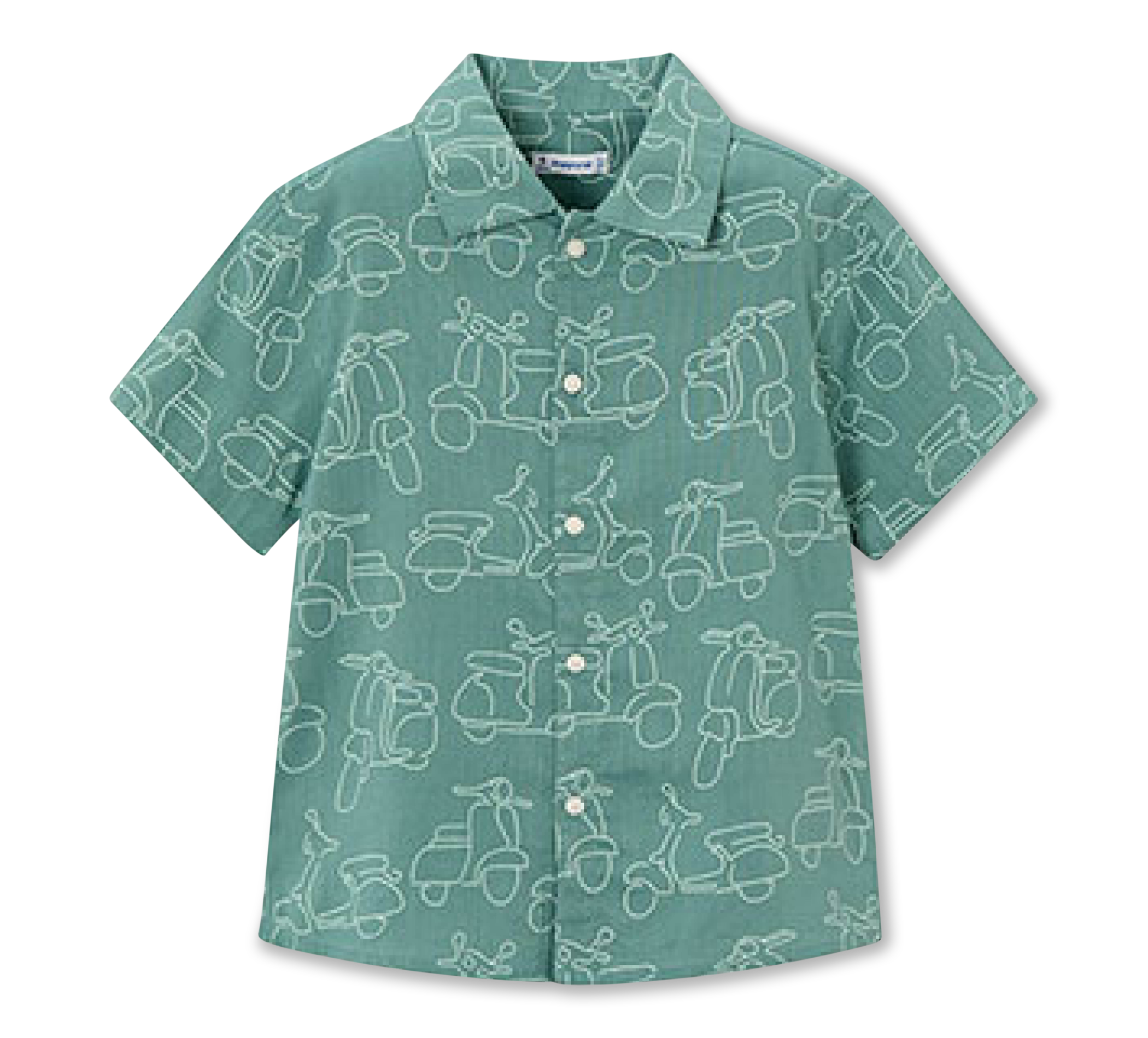 aussen Kurzarm Hemd Vespa