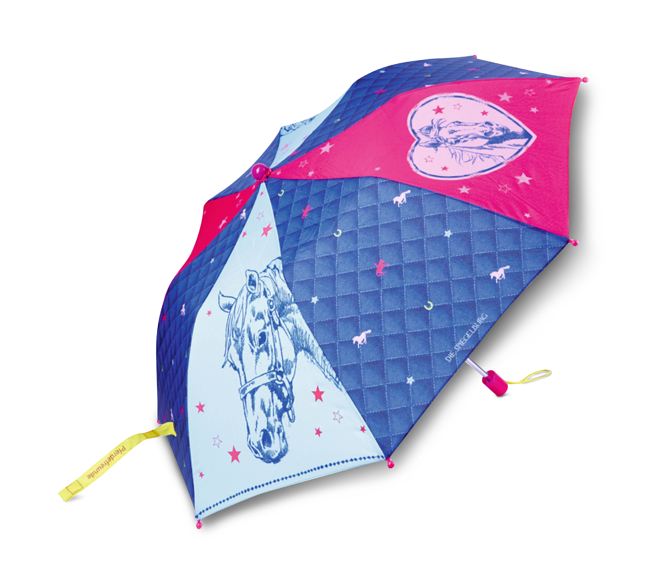 aussen Taschenschirm Pferdefreunde - Regenschirme