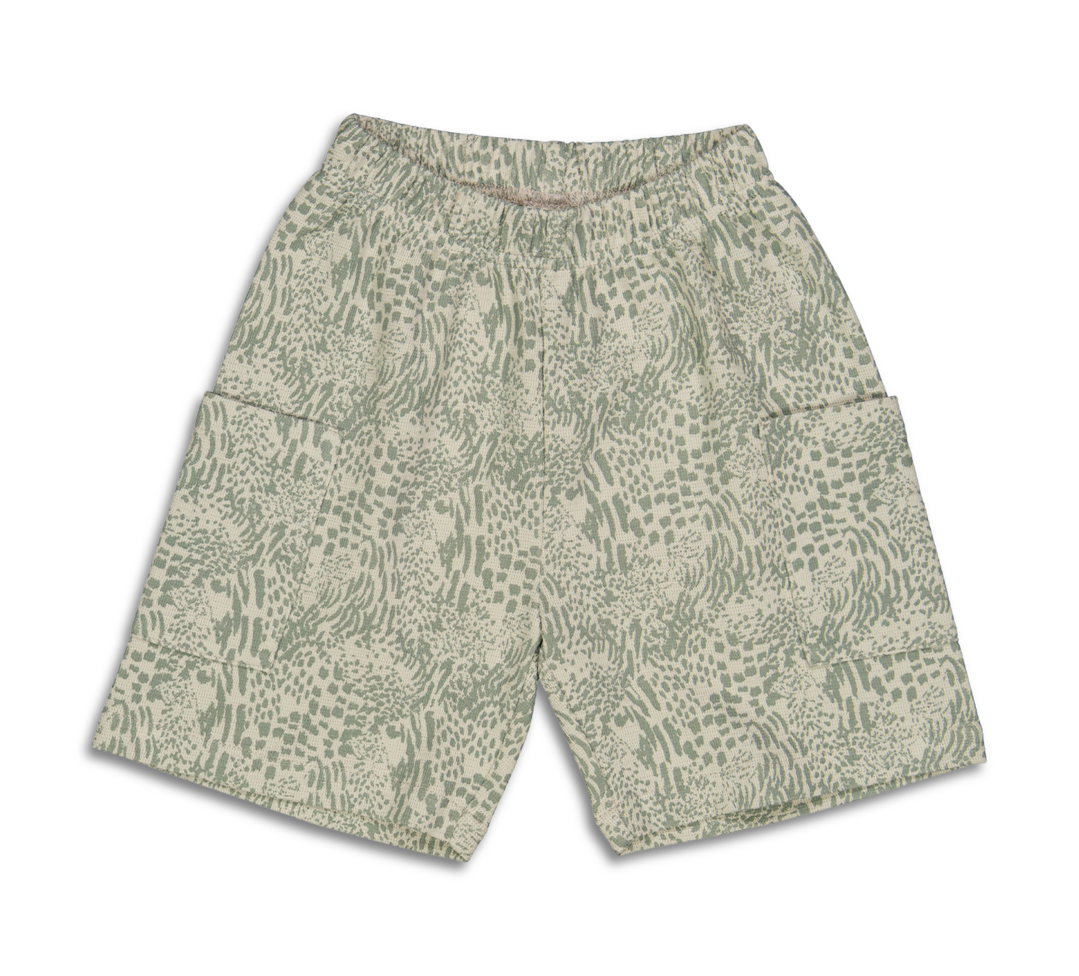aussen Leopard Cargo Shorts