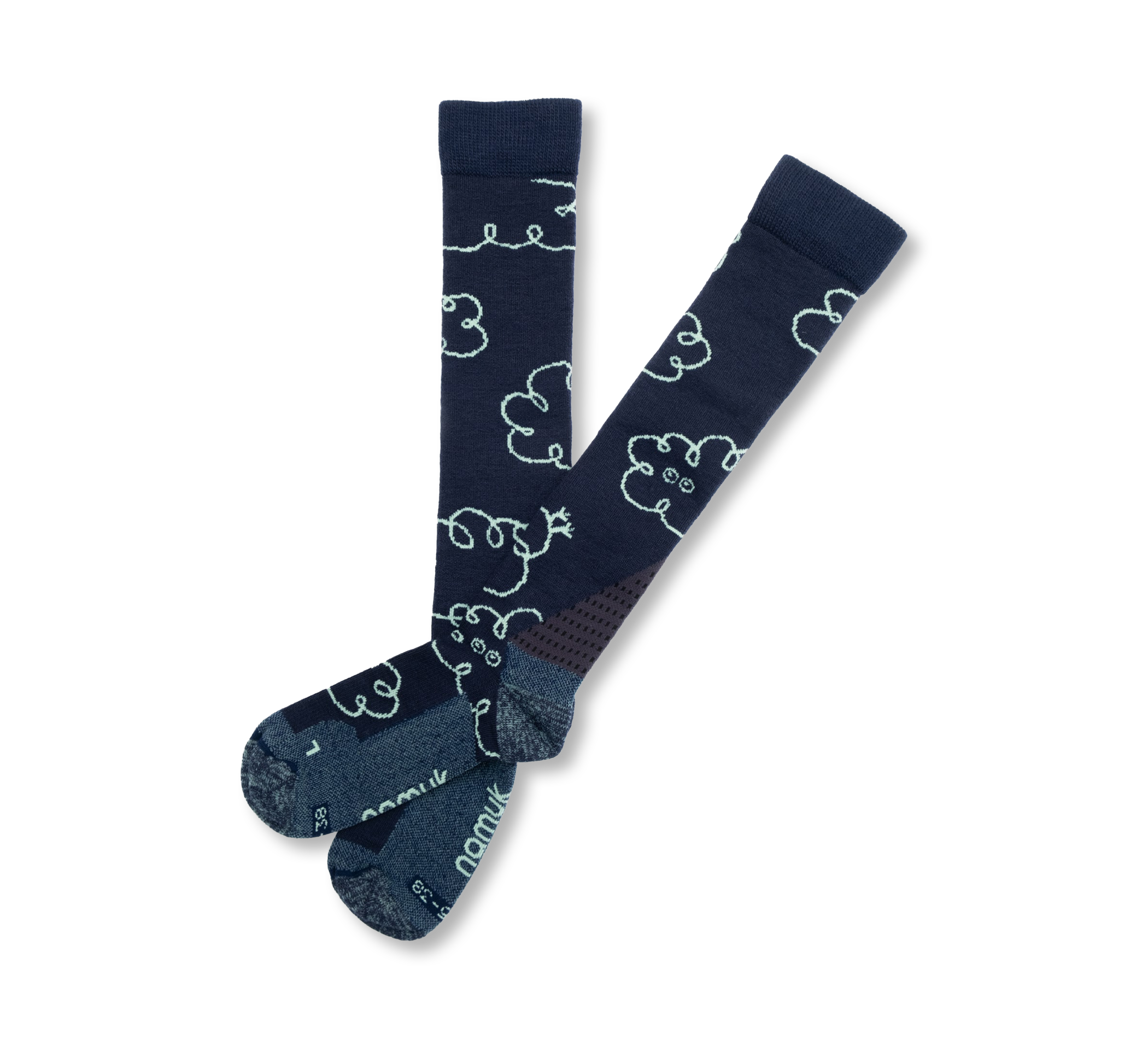 Clouds Merino Ski Socks - Socken Knaben