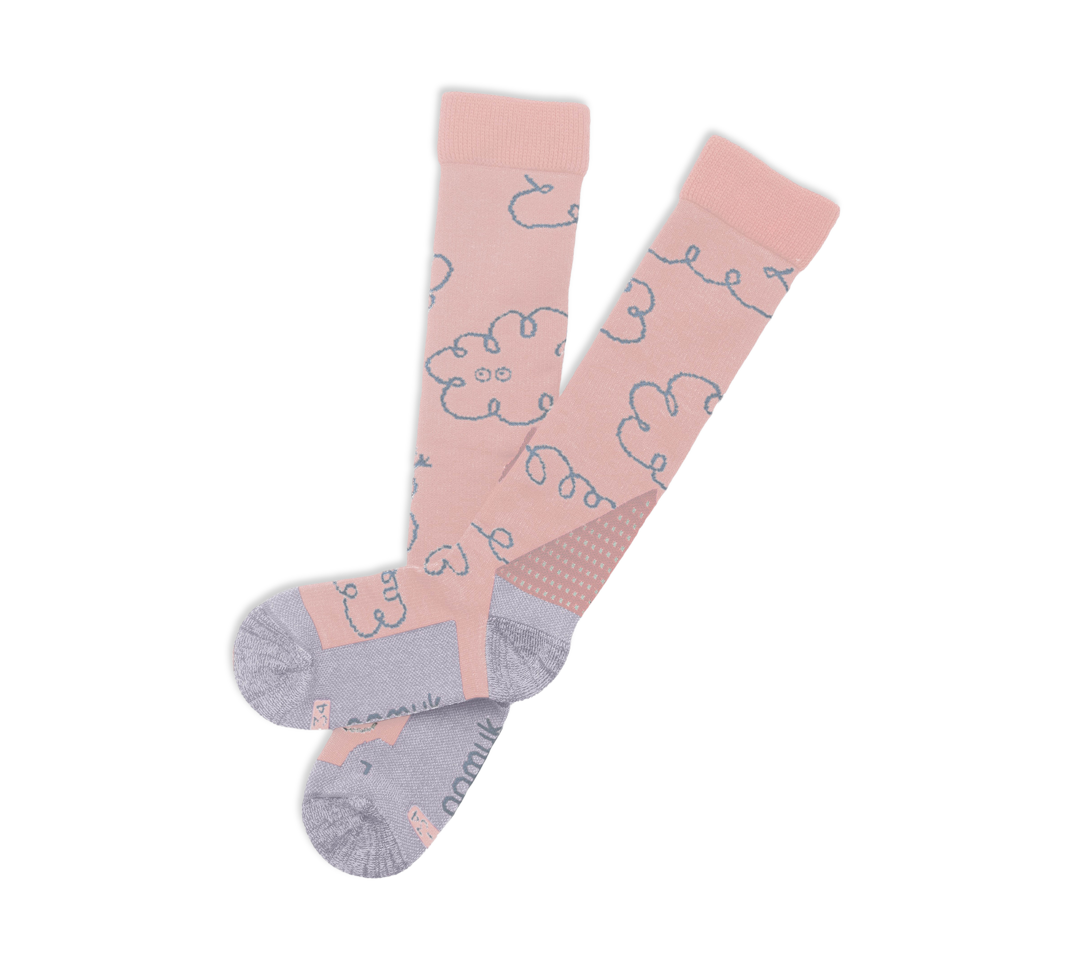 aussen Clouds Merino Ski Socks