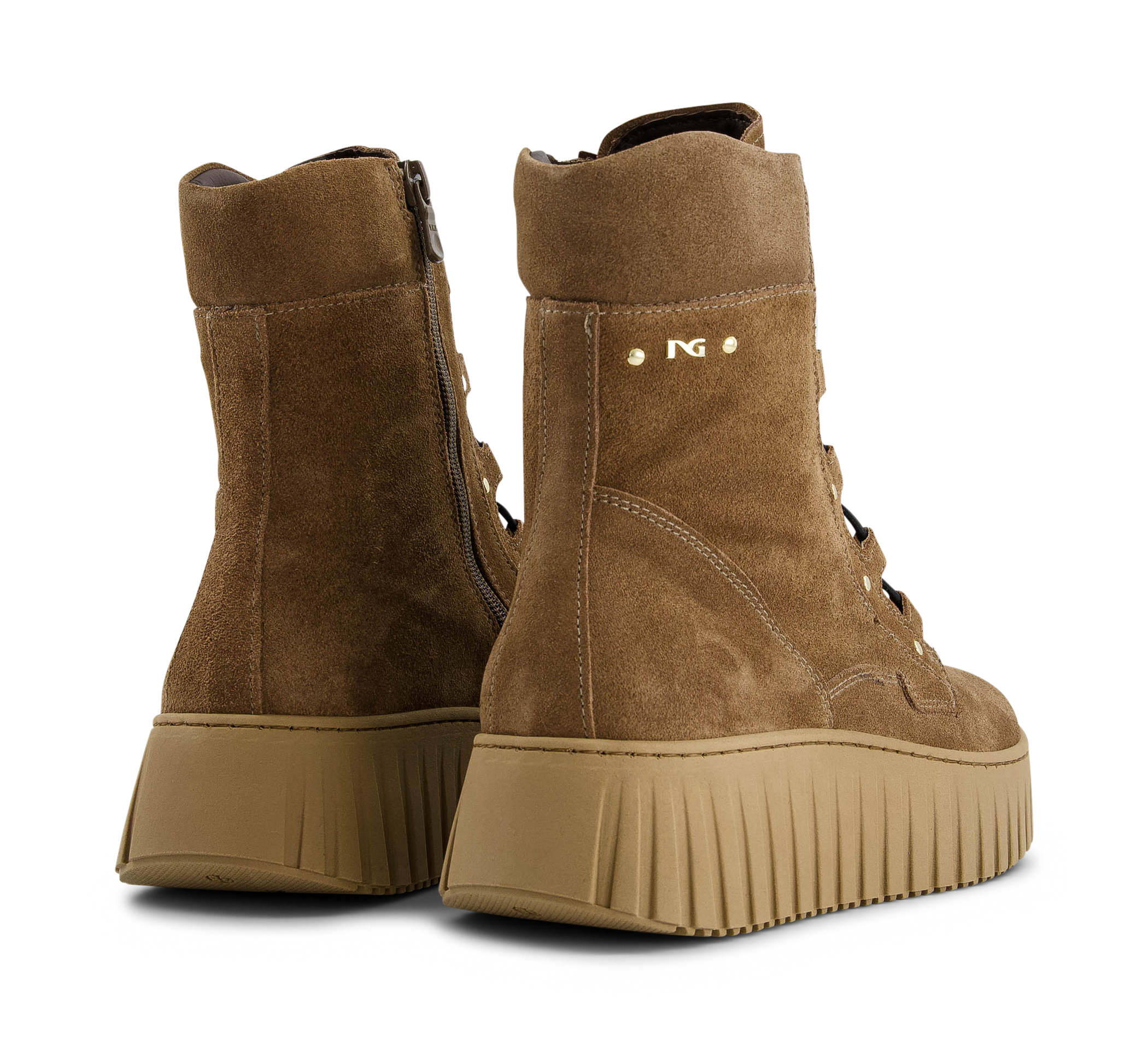 hinten Schnürstiefel