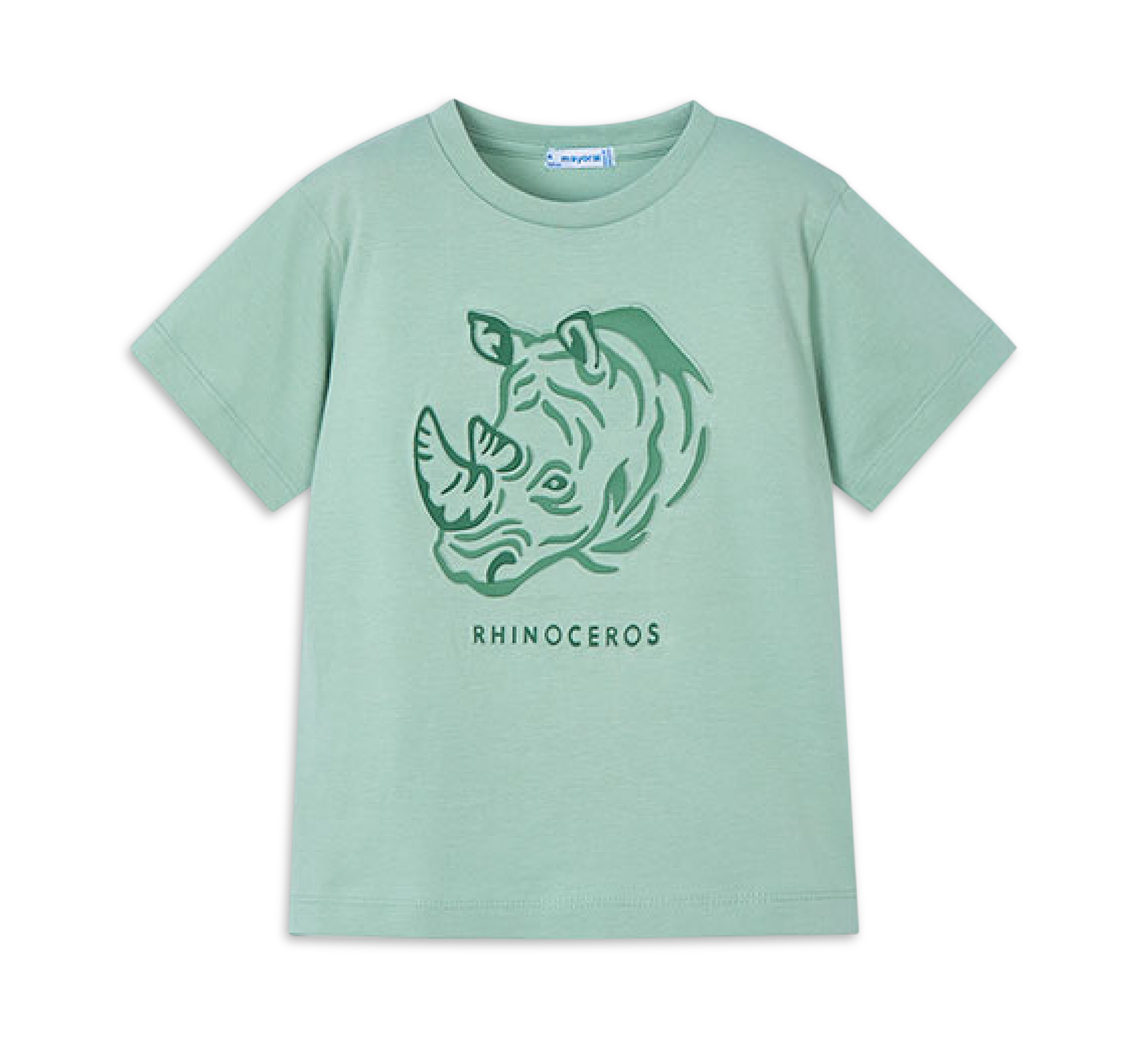 aussen T-shirt Ka. Embossed "rhino"