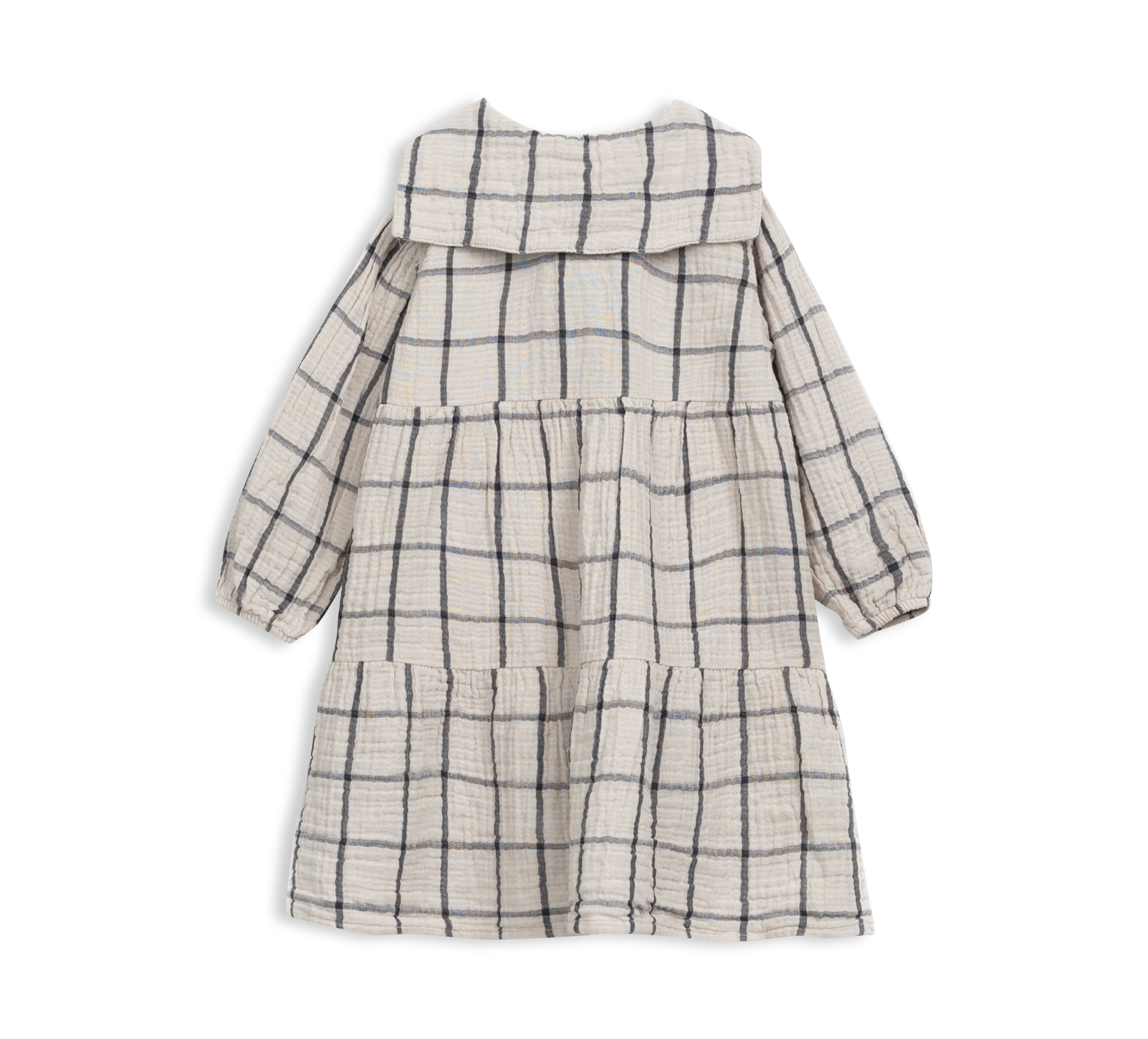hinten Checked Woven Dress