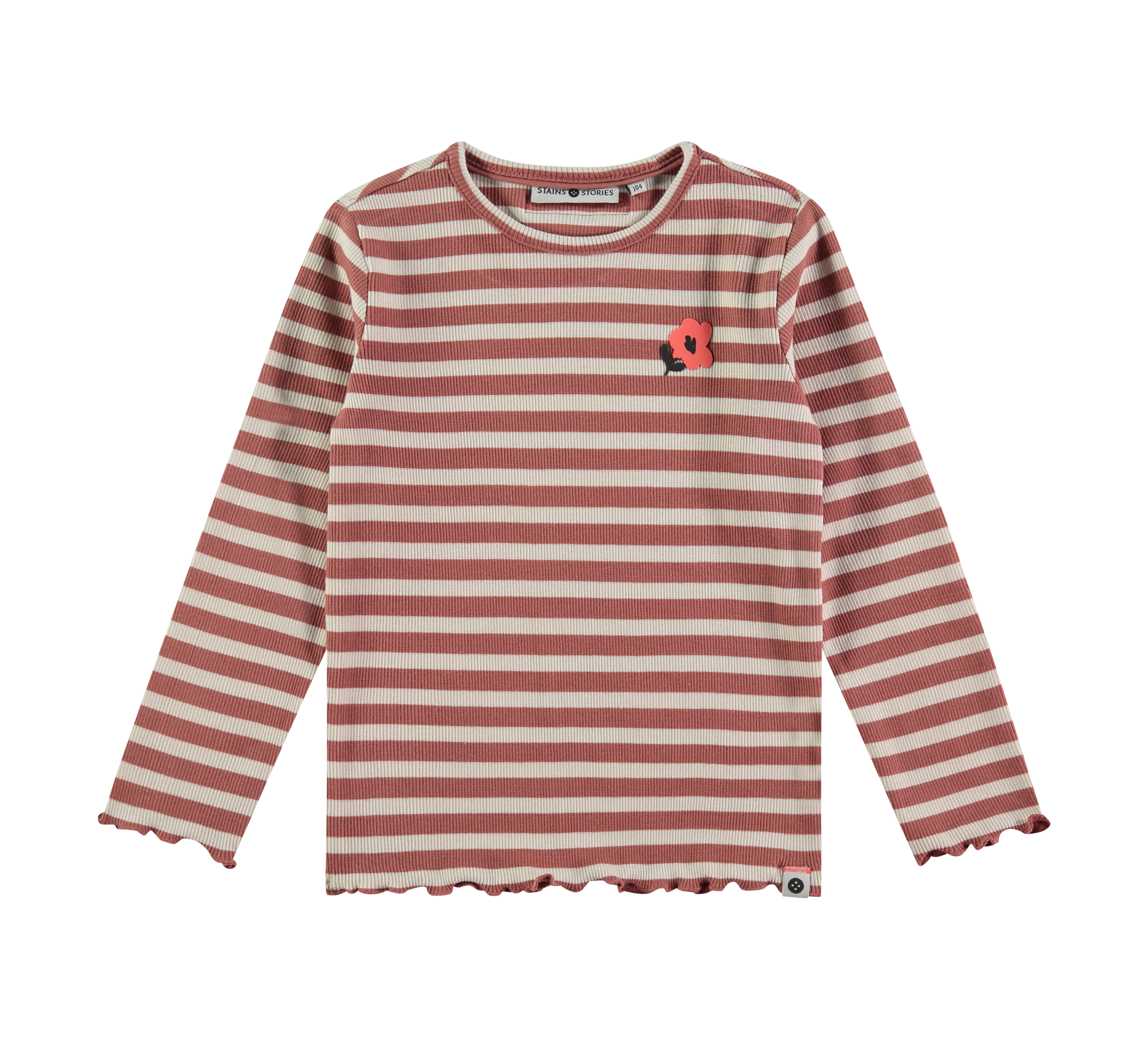 aussen Girls Rib T-shirt Longsleeve