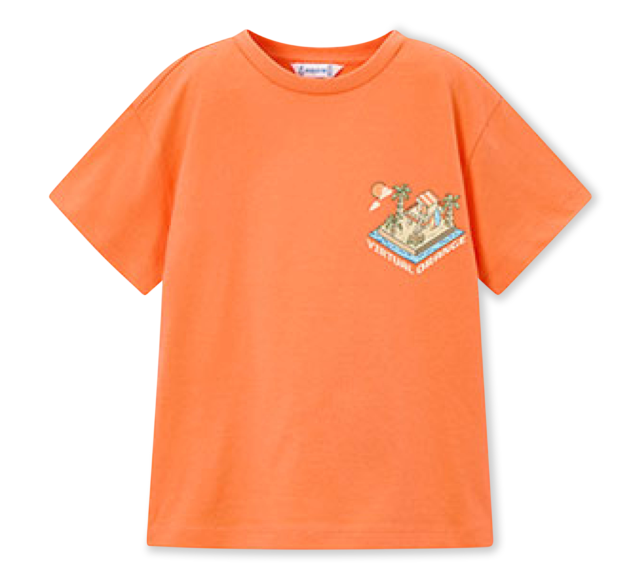 aussen T-shirt Virtual Orange