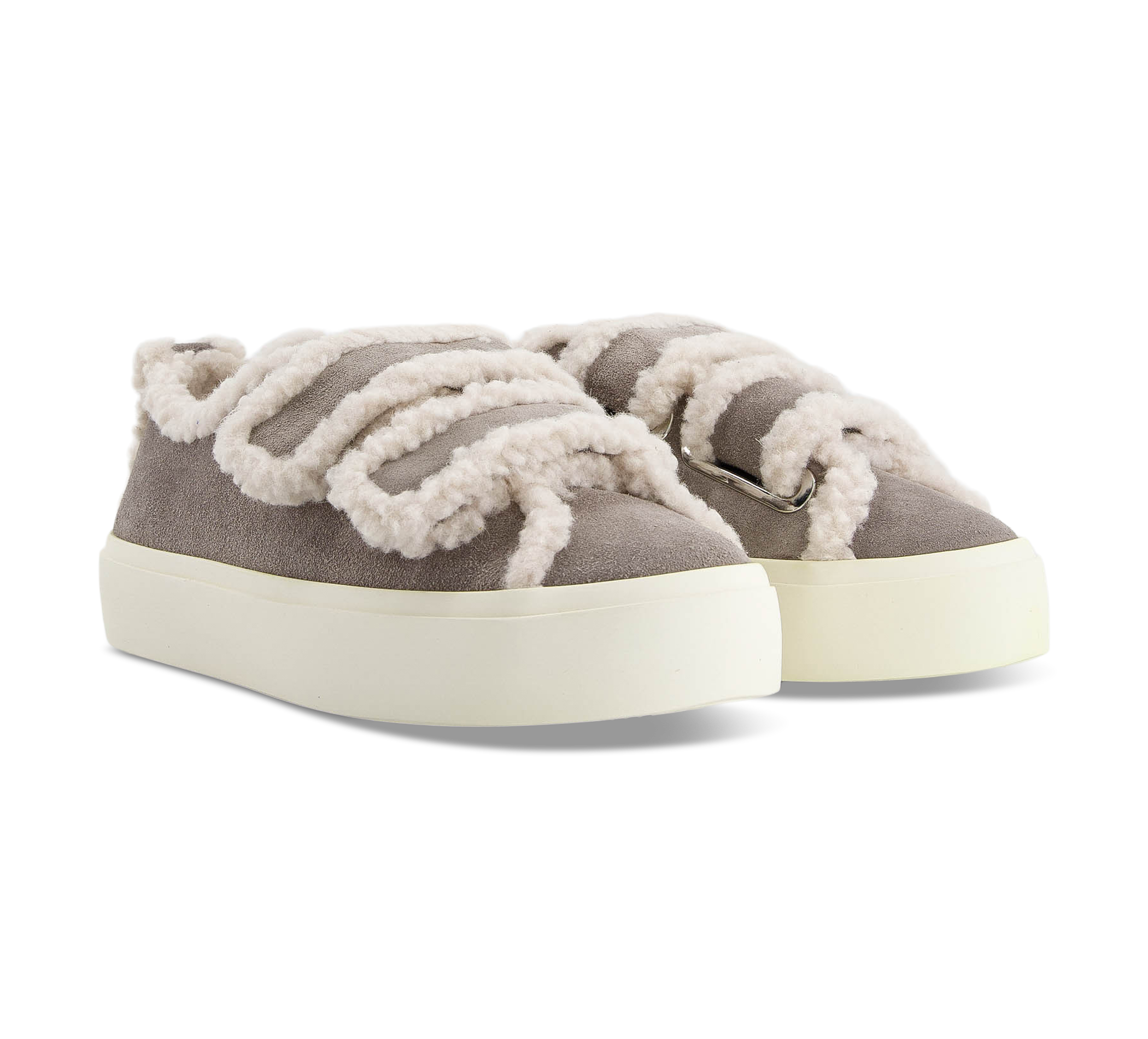 paar Shearling Low Velcro