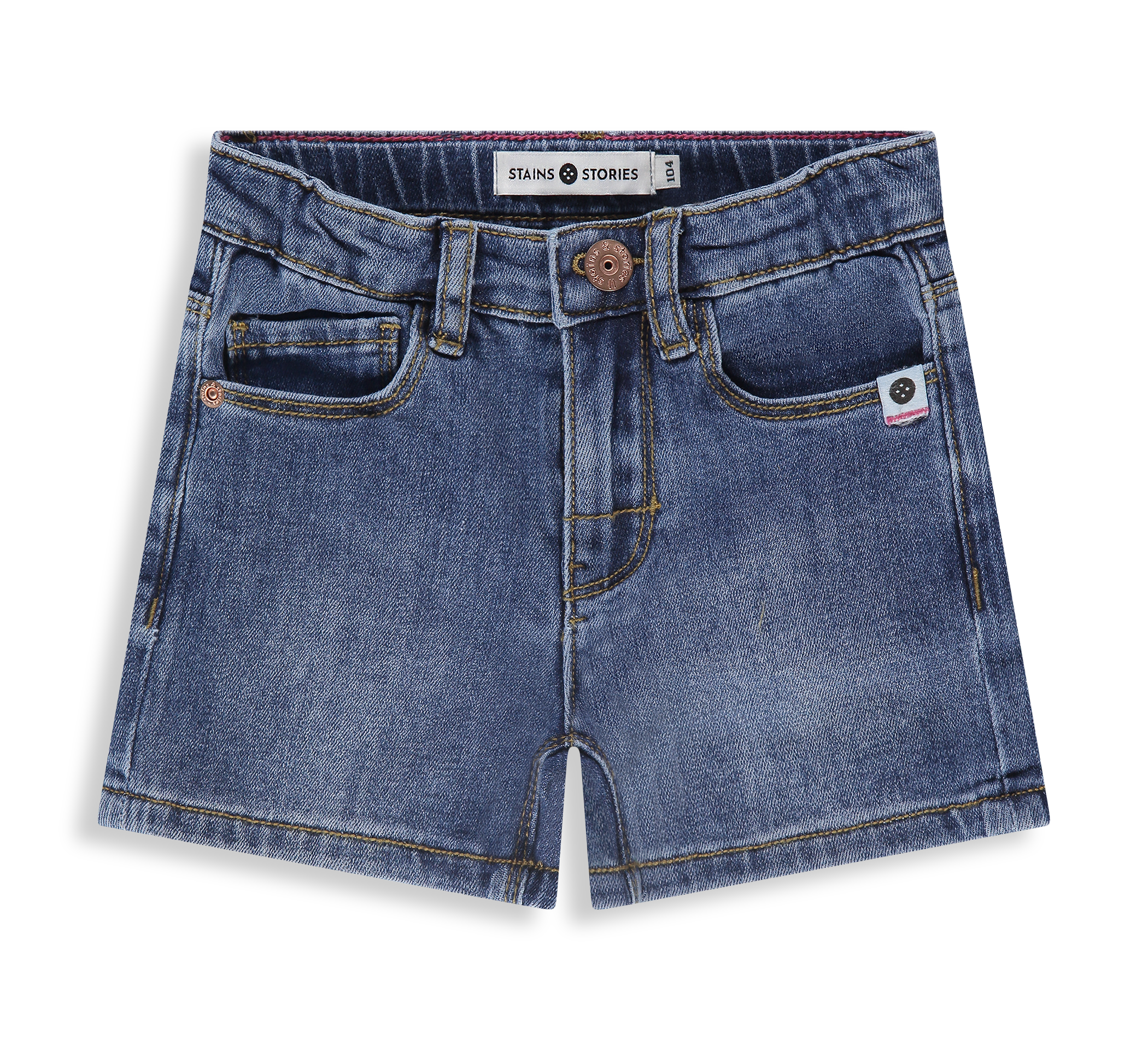 aussen Girls Denim Shorts