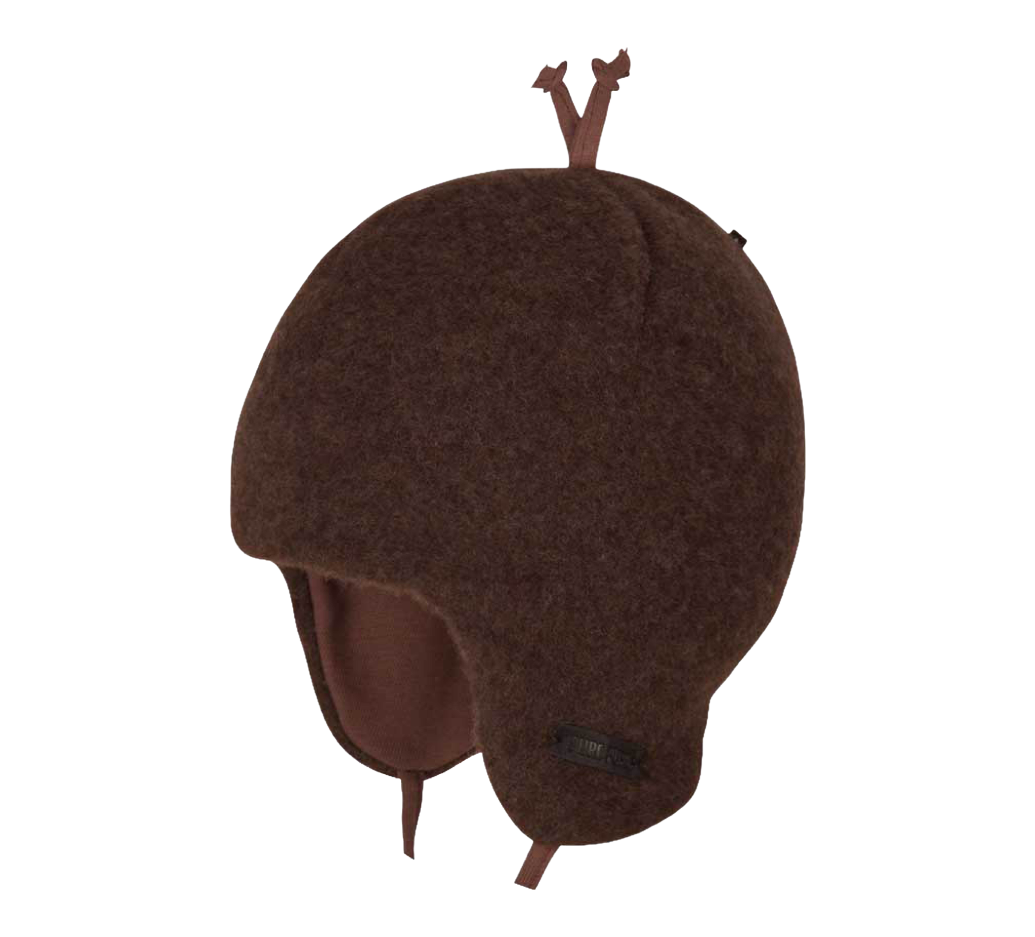Wollfleece Bindemütze