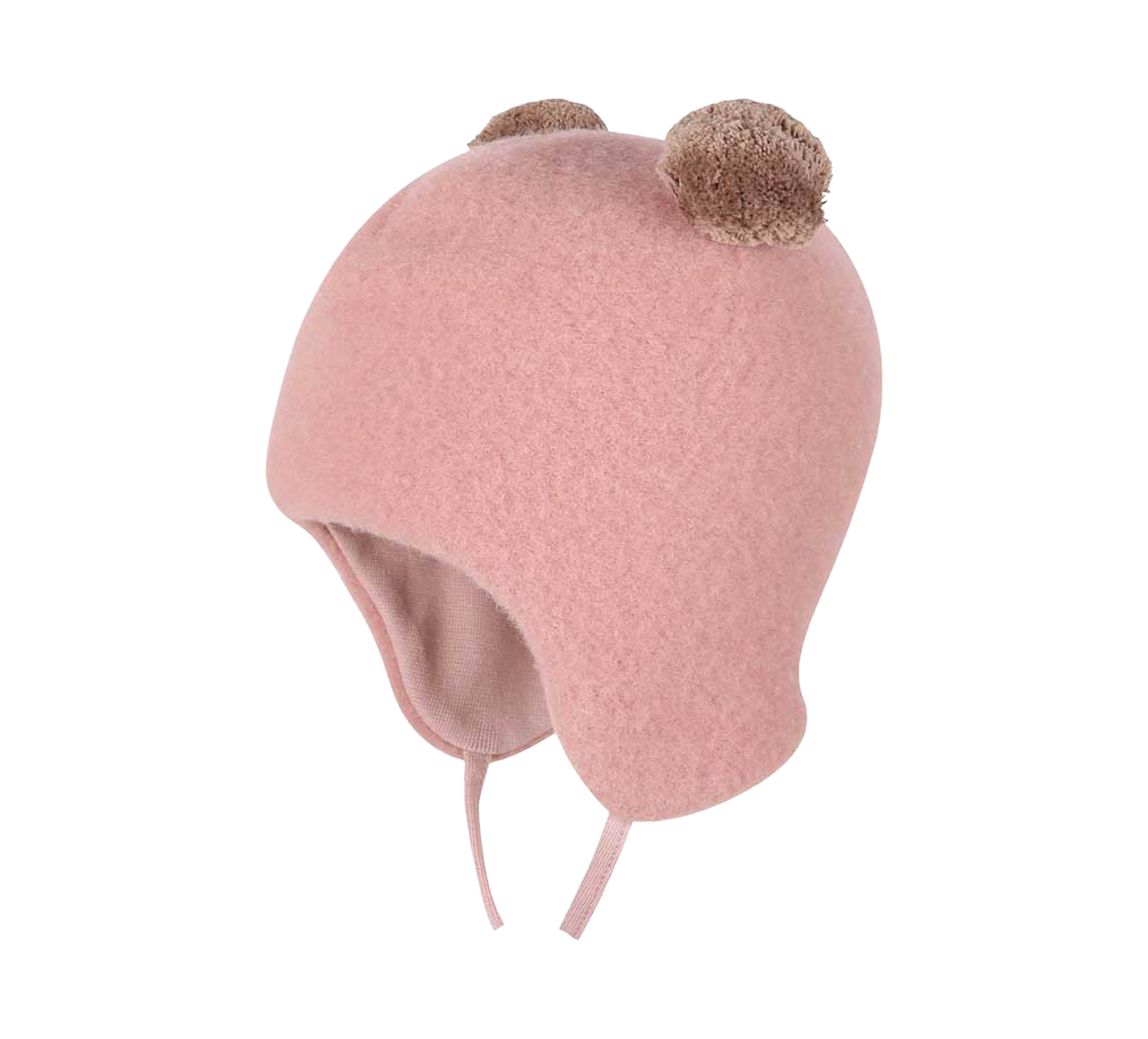 Wollfleece Bindemütze