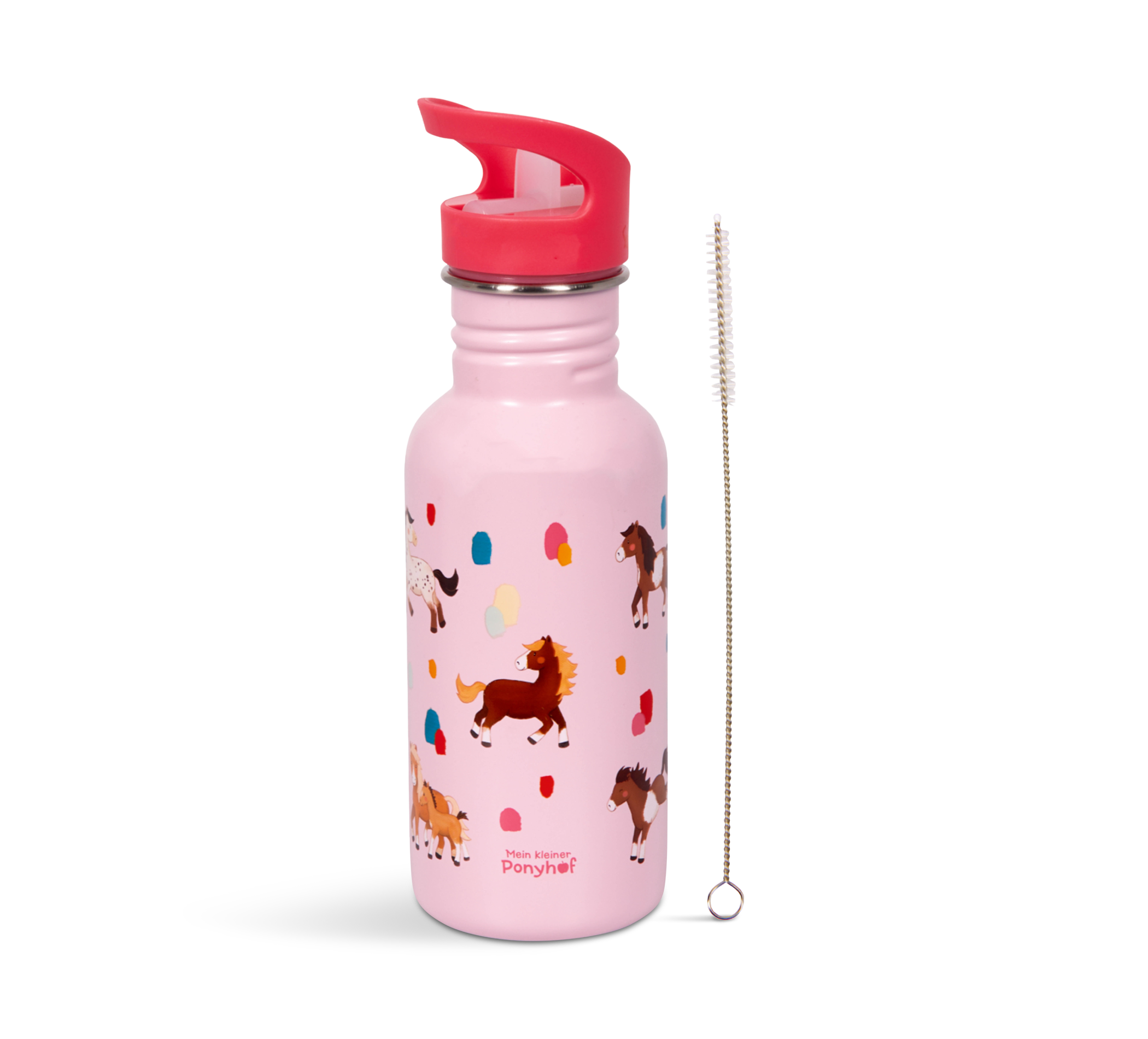 paar Edelstahlflasche Ponyhof