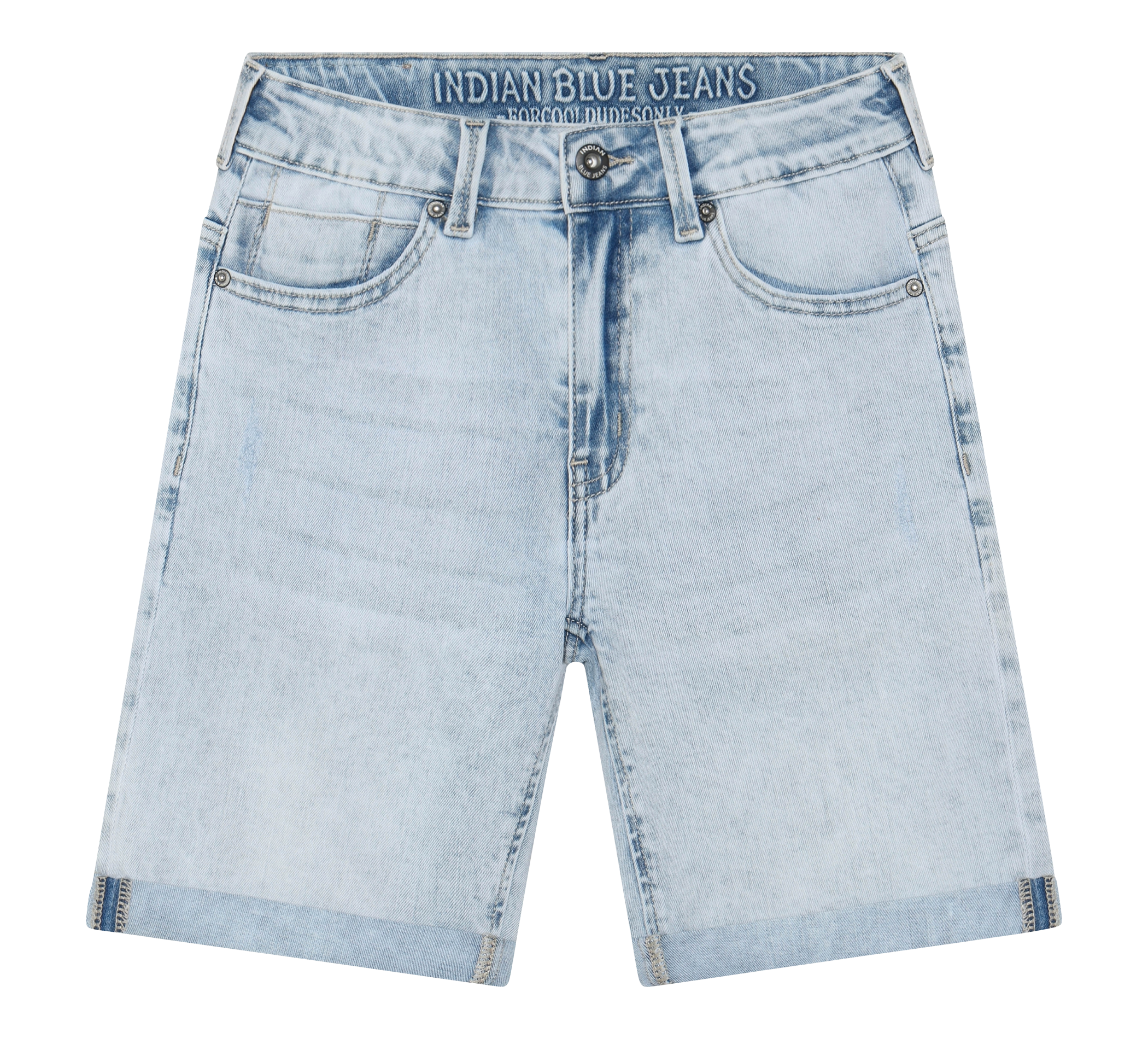 Long Denim Short Light Jeans