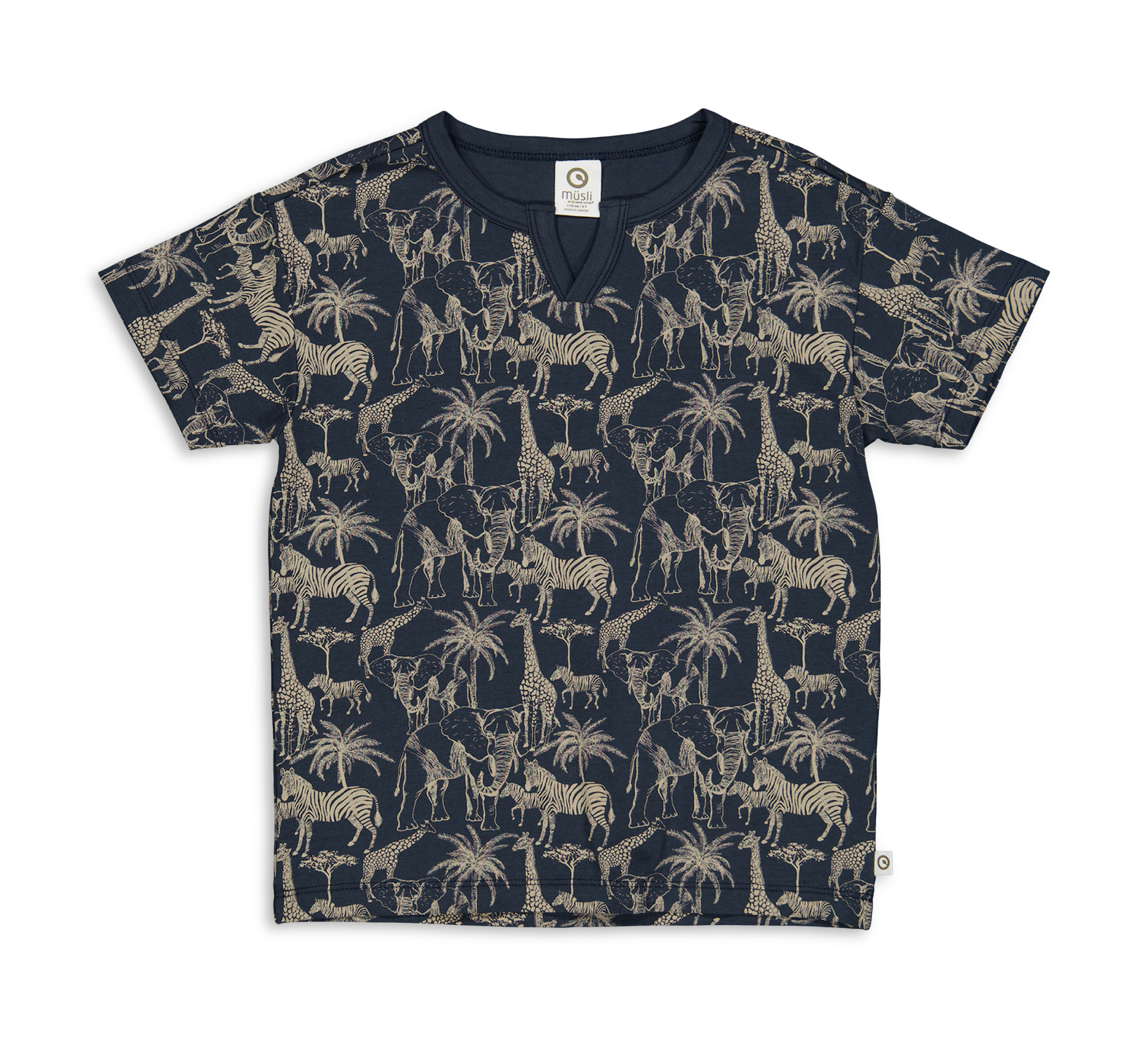 aussen Safari V Neck S/s T