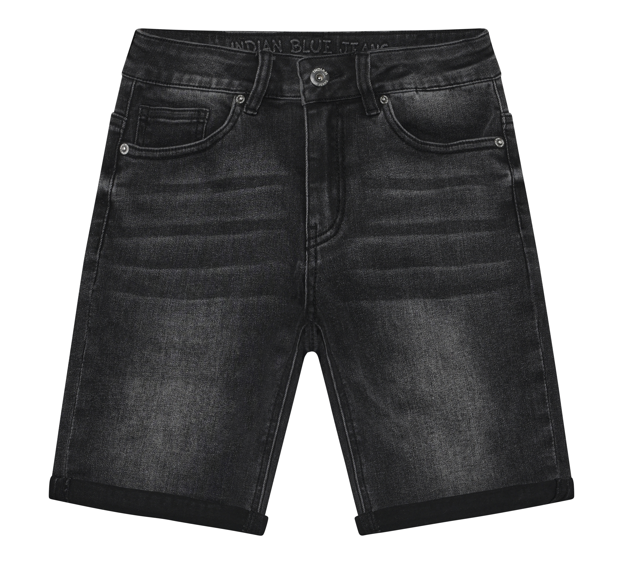 aussen Denim Shorts Black Jeans