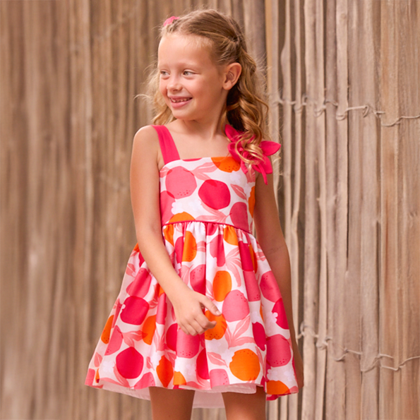 oben Kleid Asimetrico Blumen