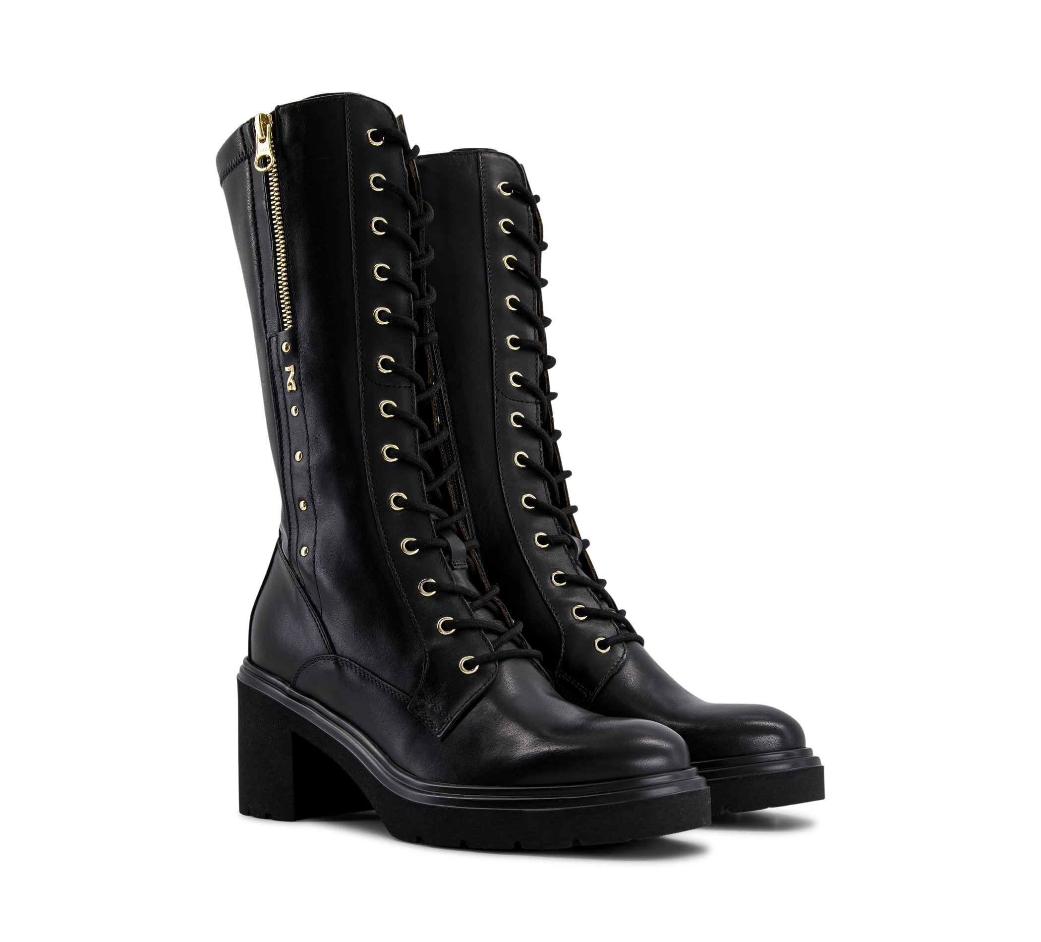 STIVALI Tacco 85mm Schnürstiefel