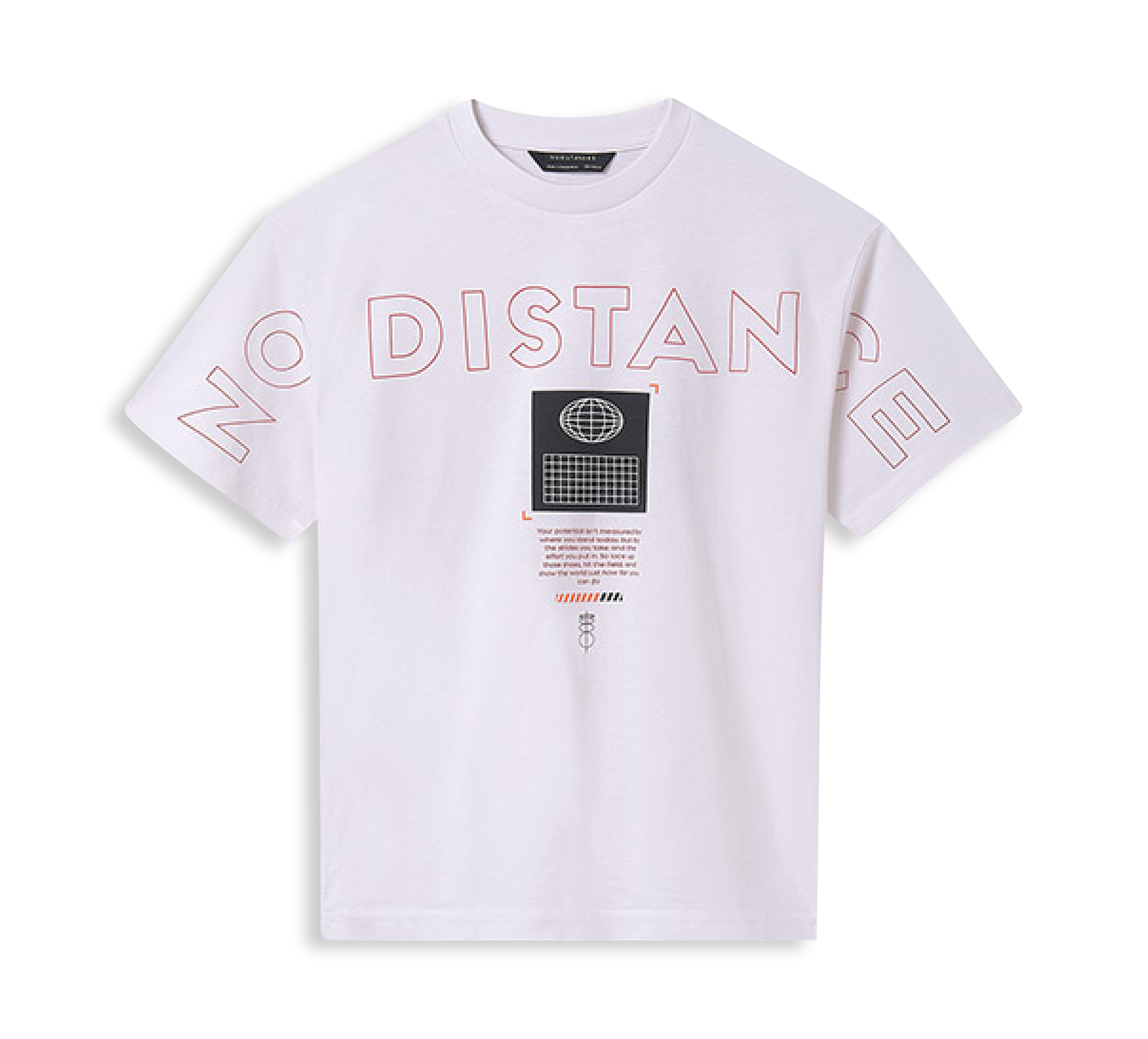 aussen T-shirt Kürzarm "no Distance"