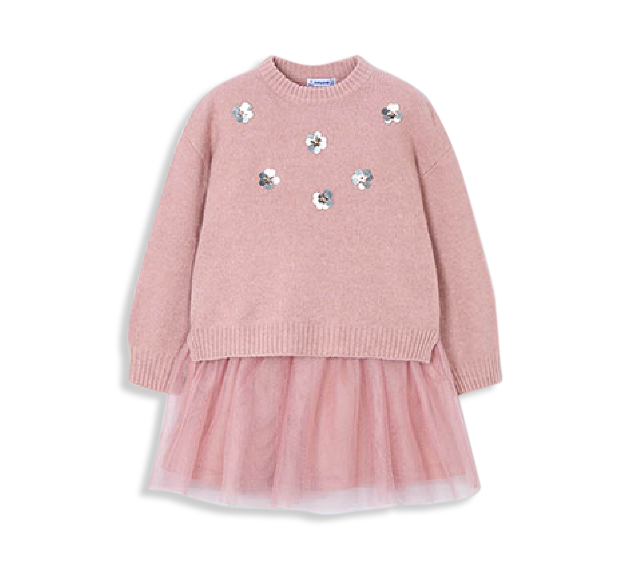 Kleid Trikot Kombiniert