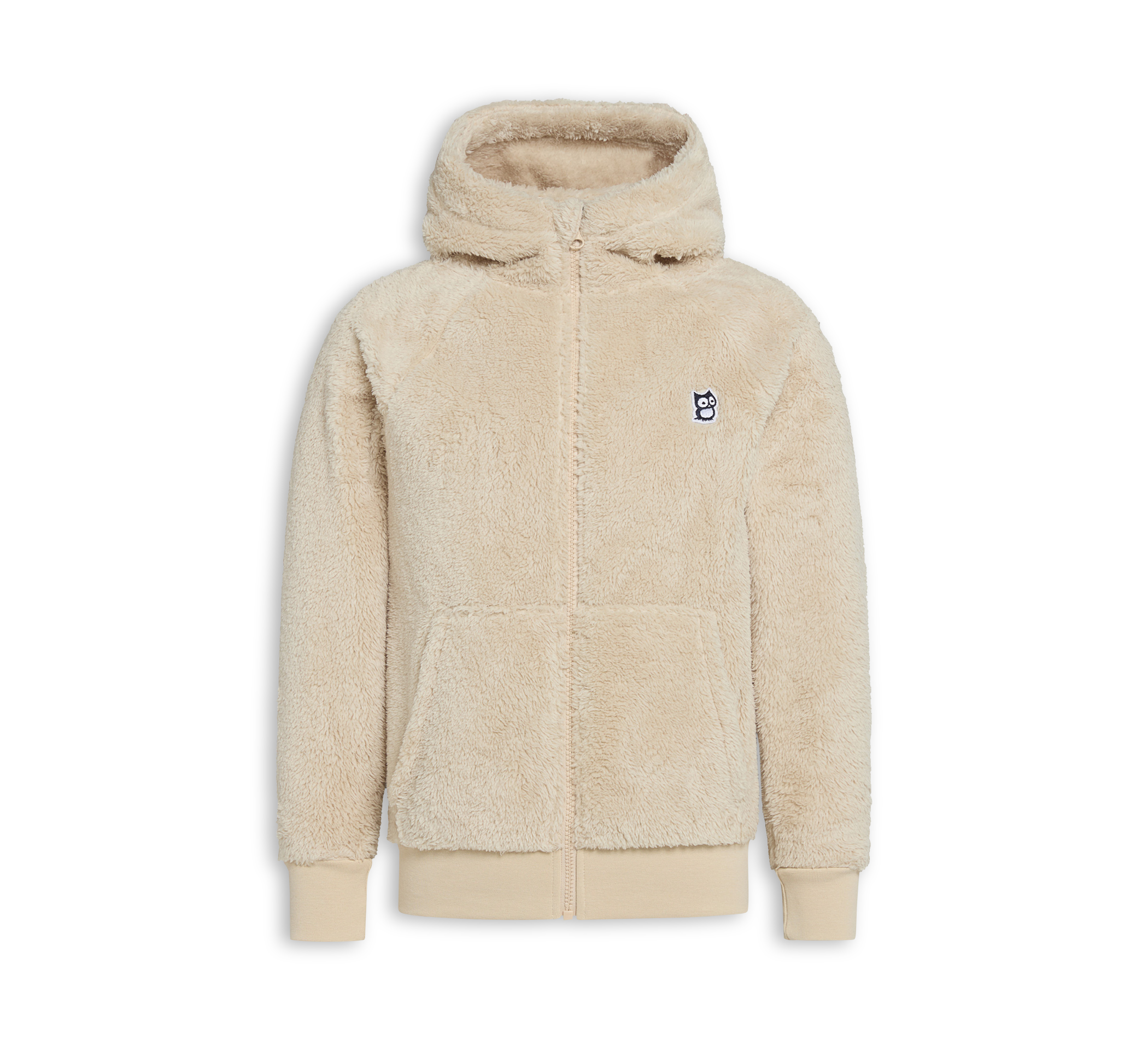 aussen Panda High Loft Fleece Zip Hoo