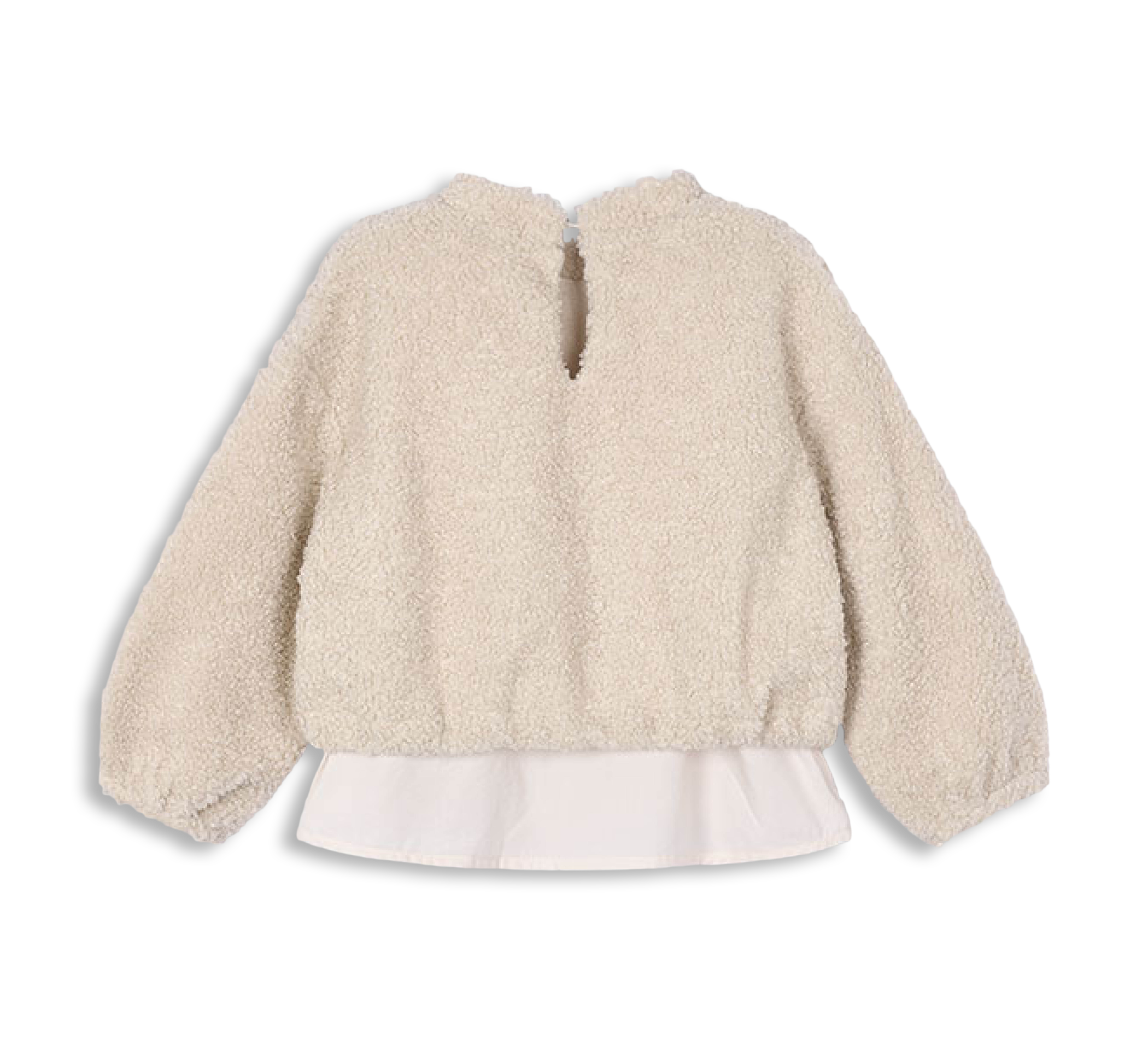 Pullover Lammfellimitat