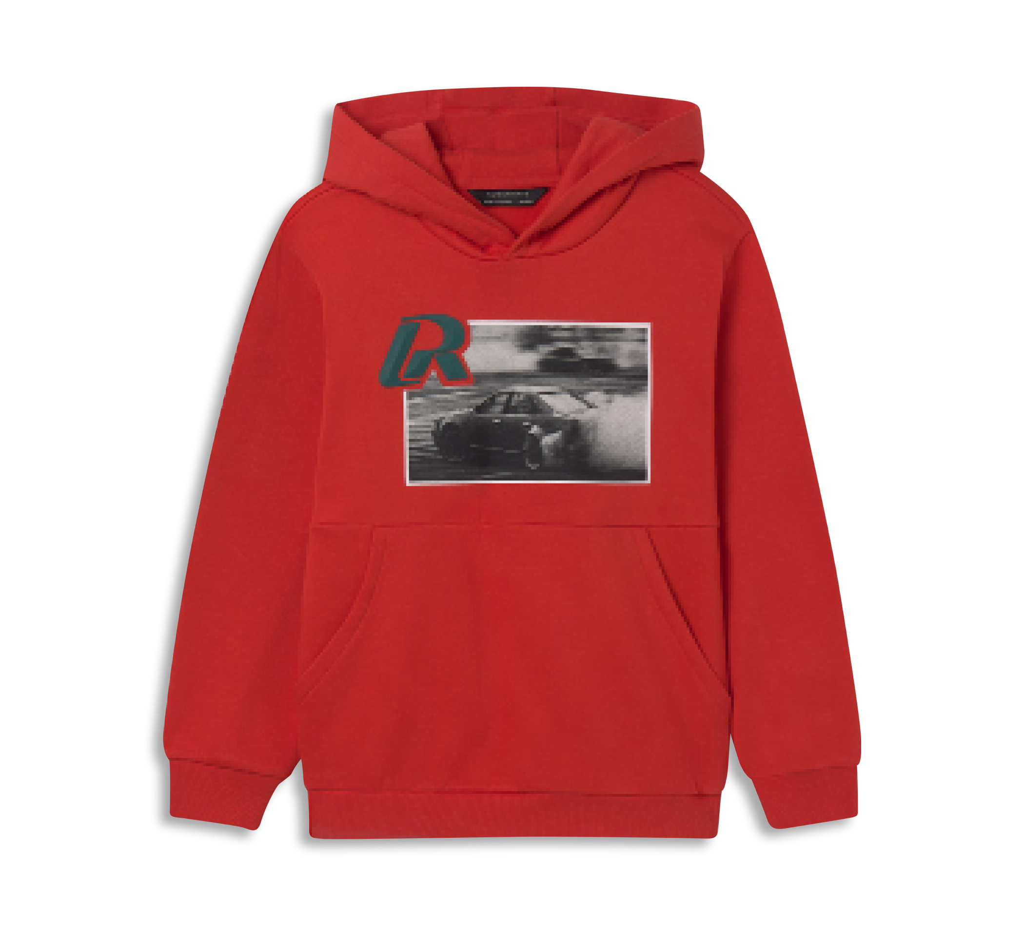 aussen Hoodie Print