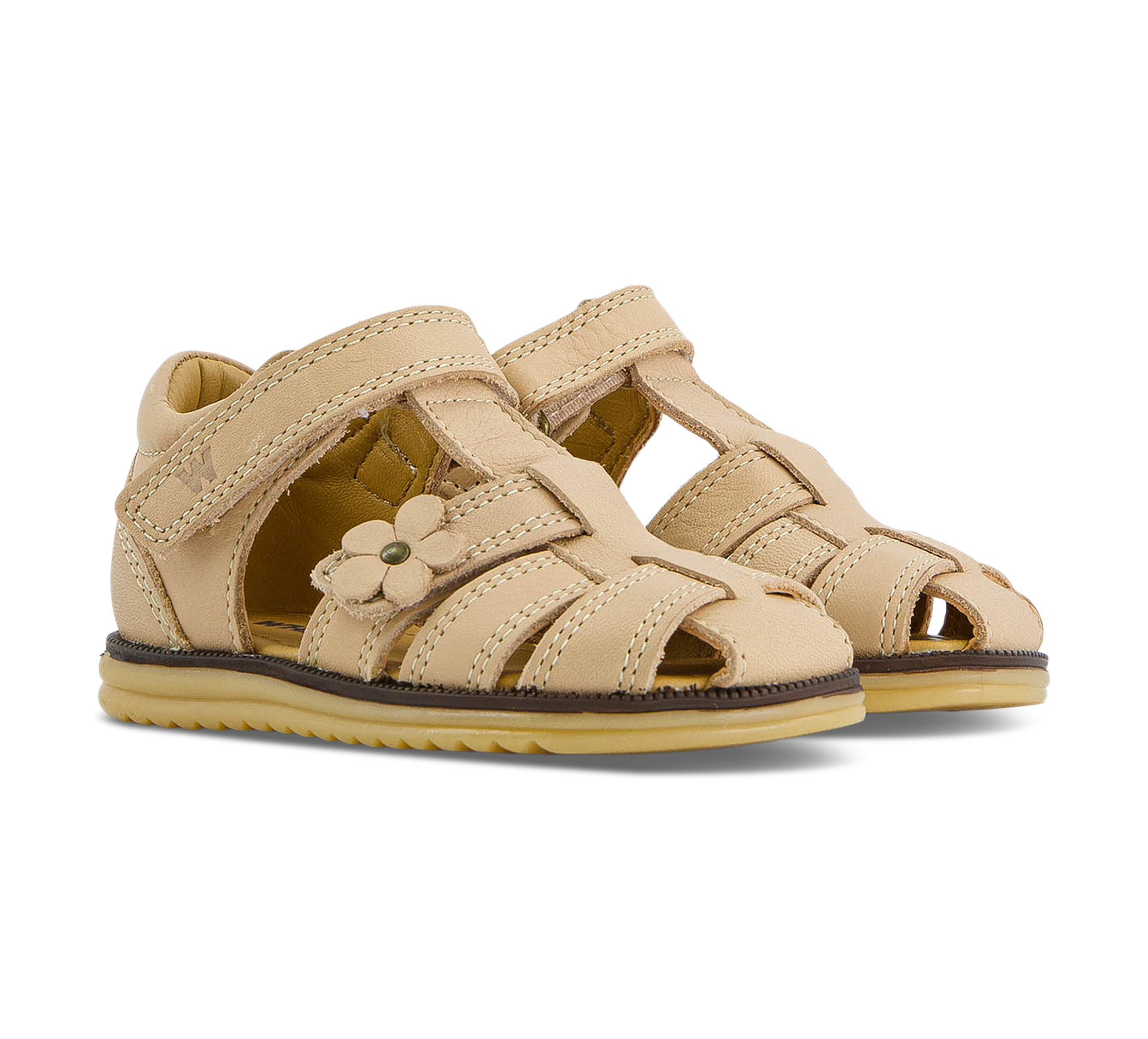 paar Sandal Closed Toe Sky Flower