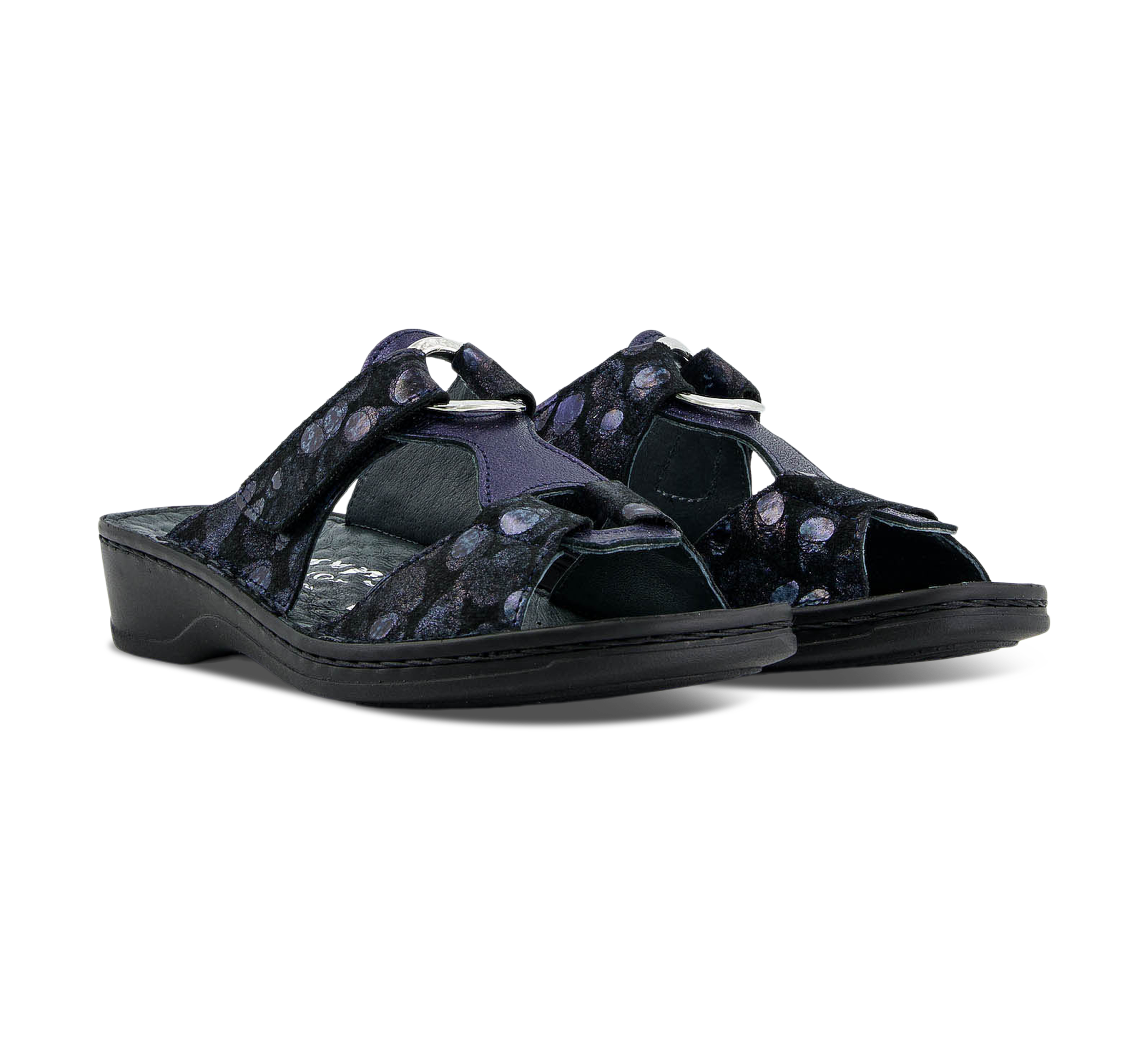 paar Offene Hausschuhe