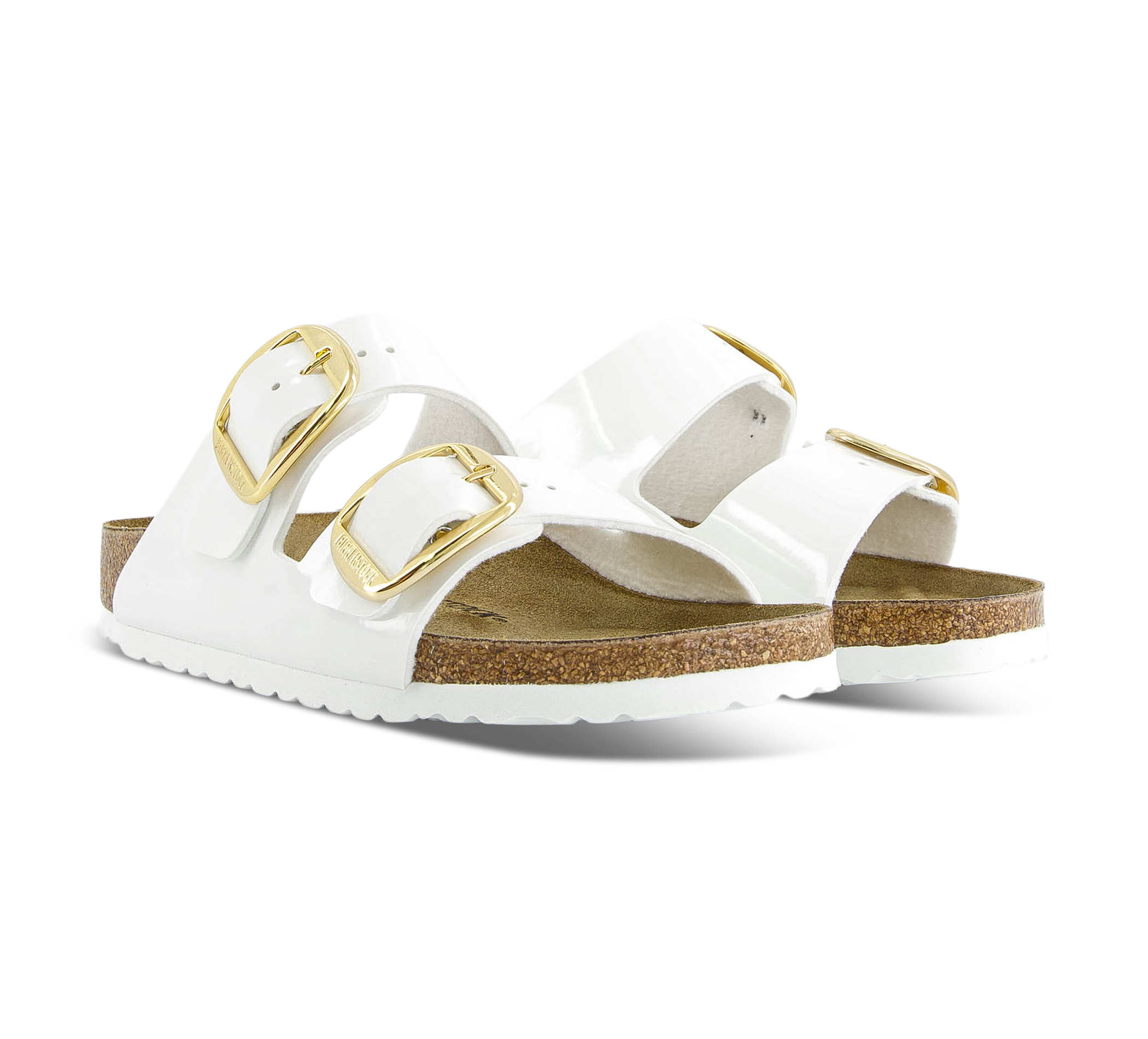 Arizona BB BF Patent White Arizona - Offene Hausschuhe