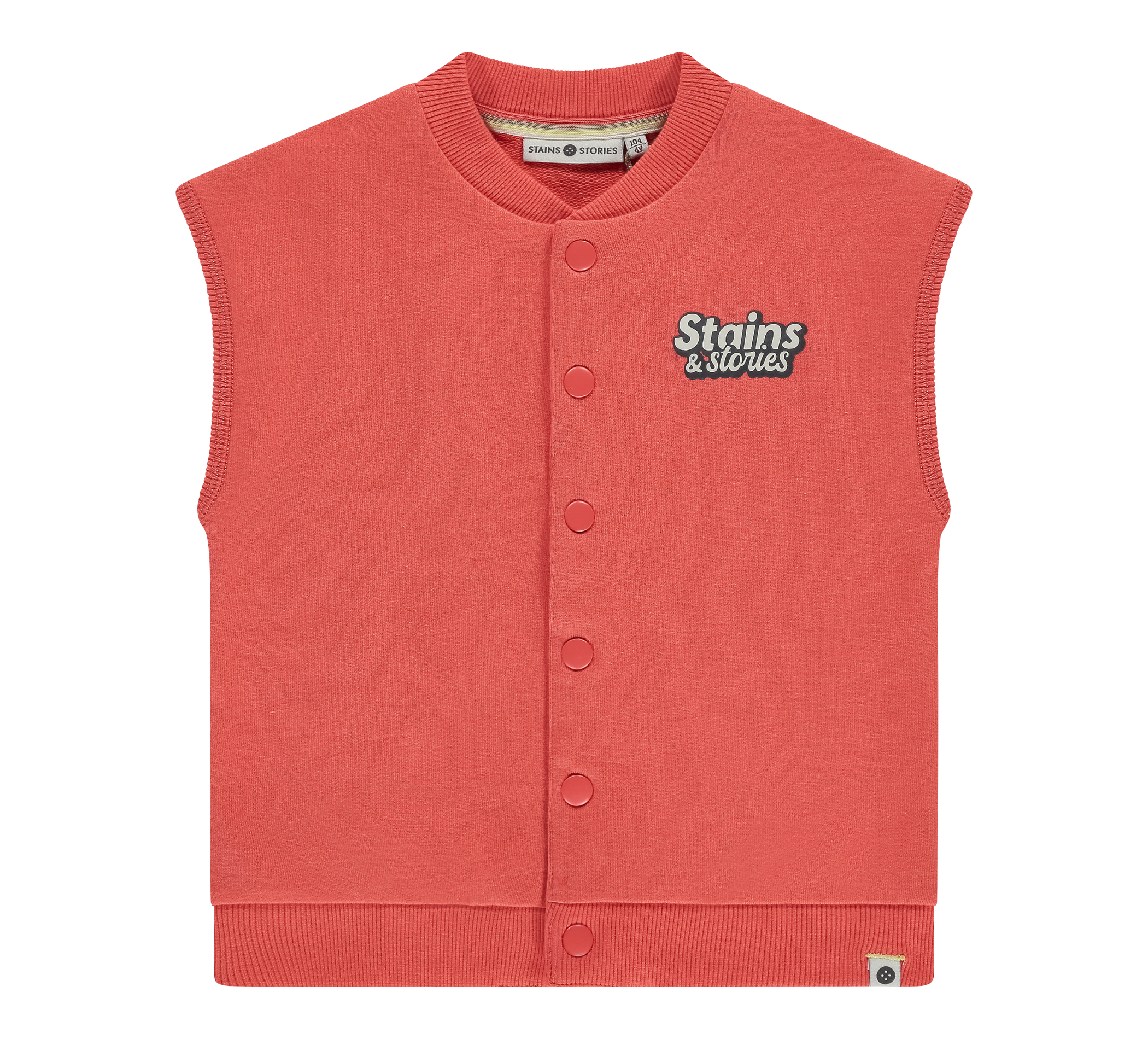 aussen Boys Sleeveless Sweat Cardigan