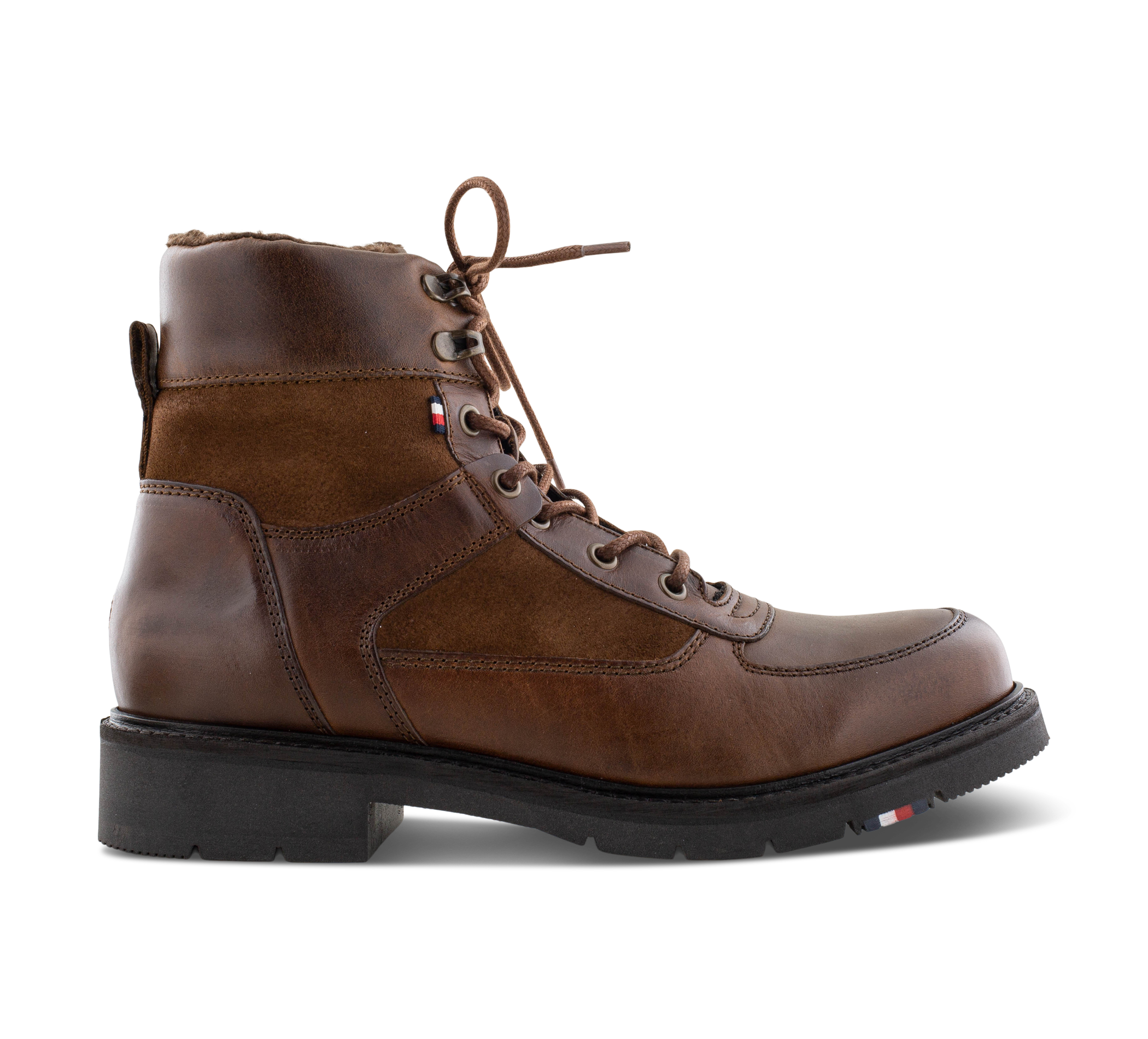 Rwb Hilfiger Warm Mix Laceboot - Schnürstiefel Leder