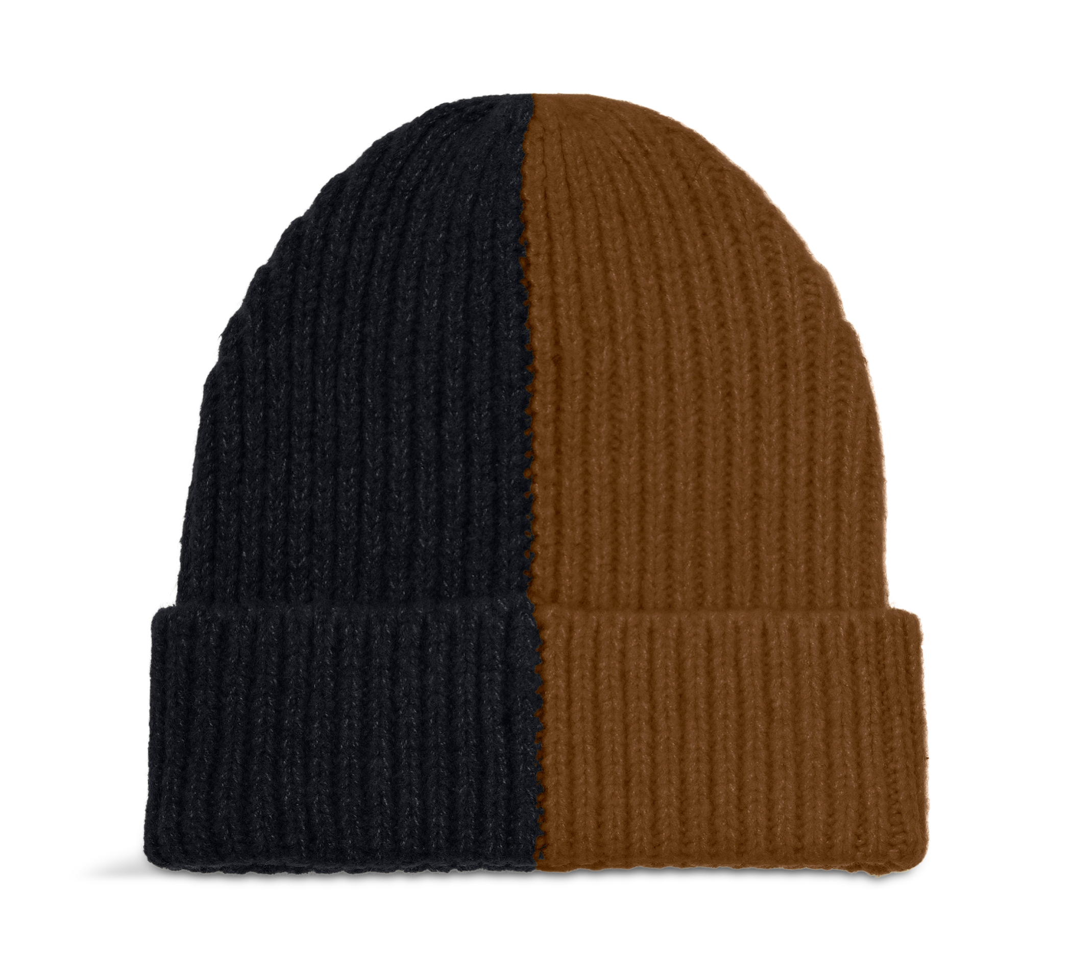 Beanie W. Wool&contrast